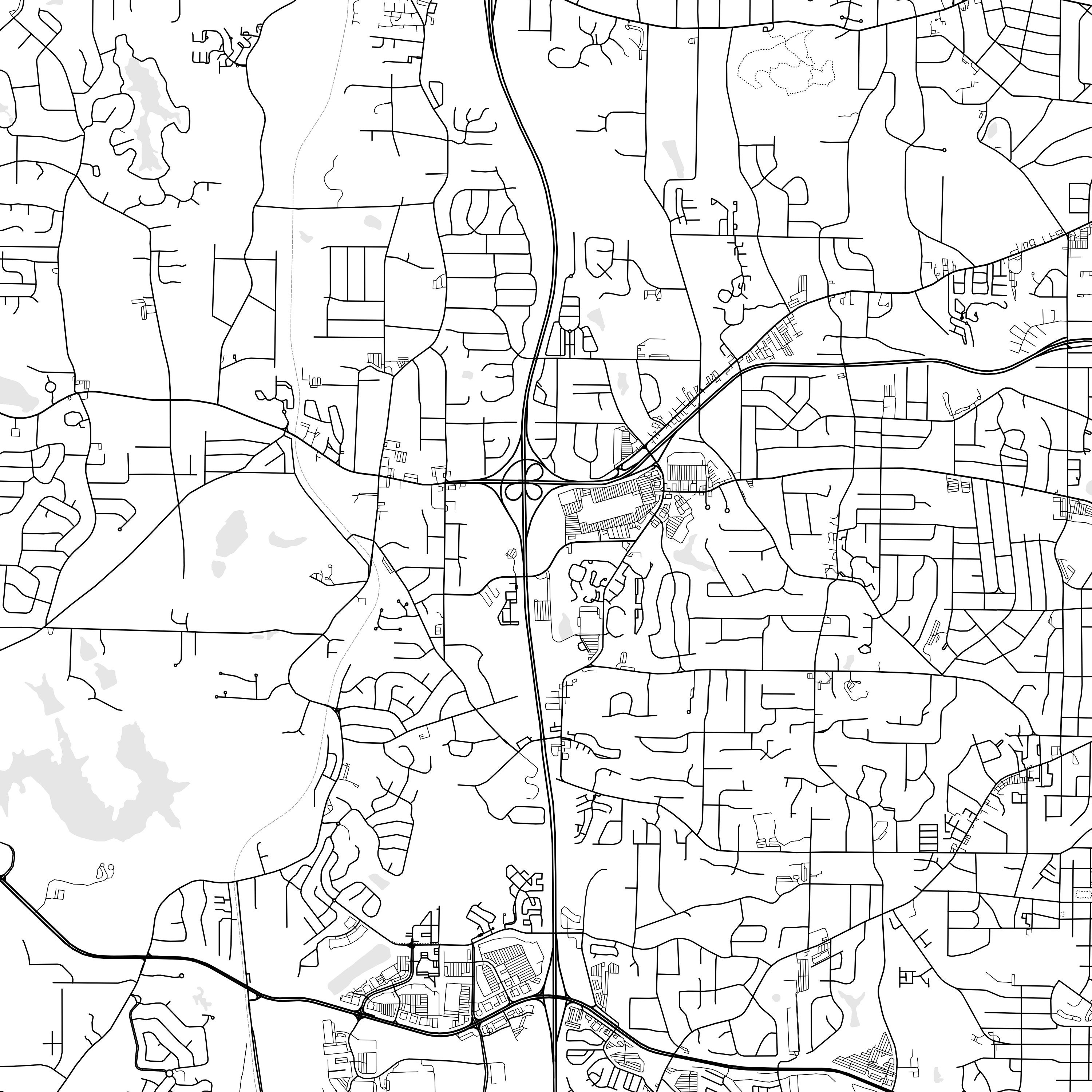 East Point Map Print East Point Map Poster Wall Art Ga City Etsy