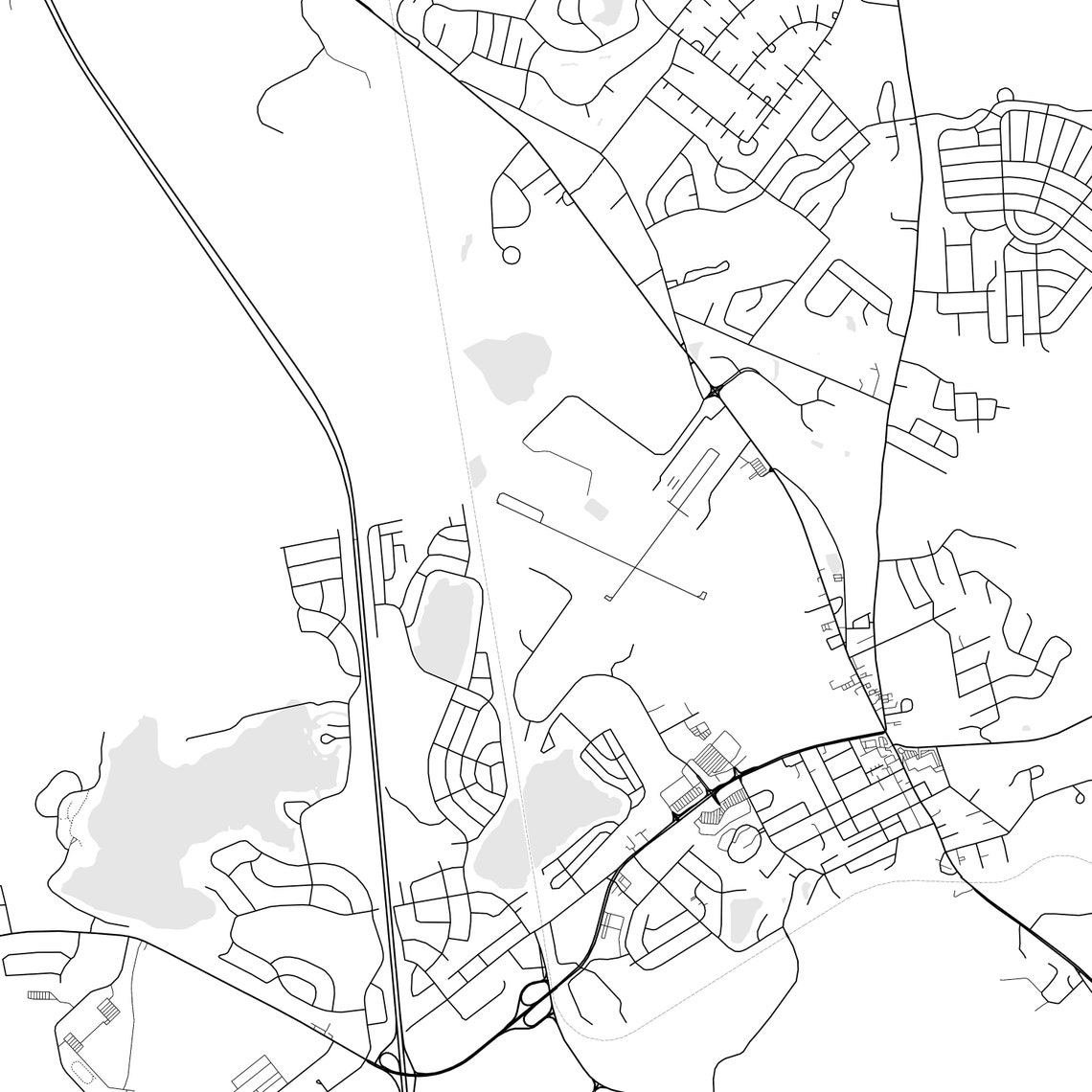 Mount Pocono Map Print Mount Pocono Map Poster Wall Art Pa Etsy