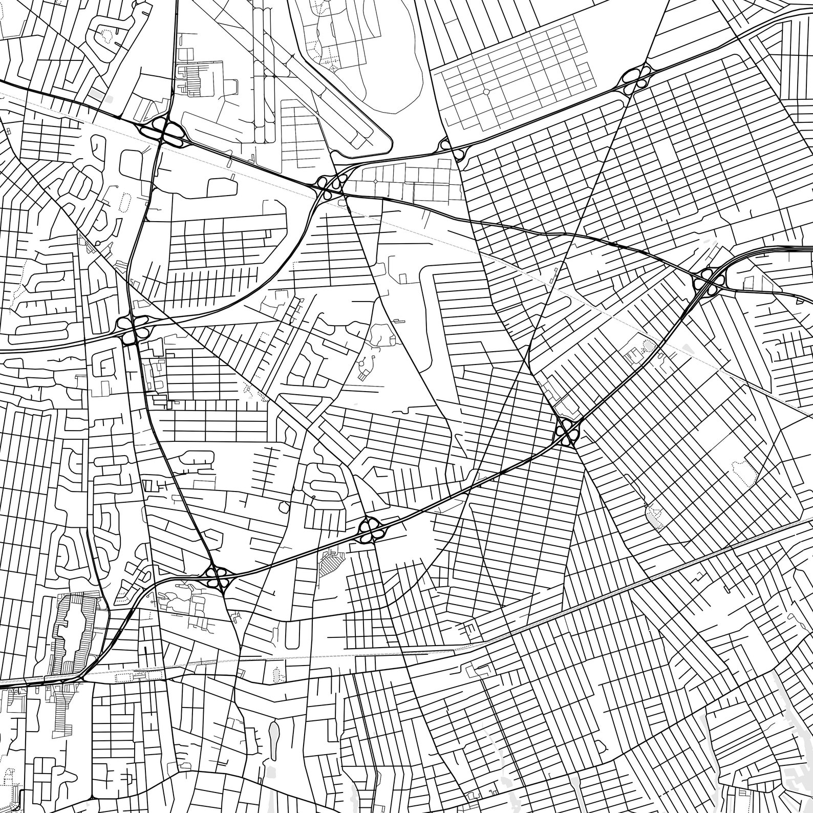 Lindenhurst Map Print, Lindenhurst Map Poster Wall Art, Ny City Map