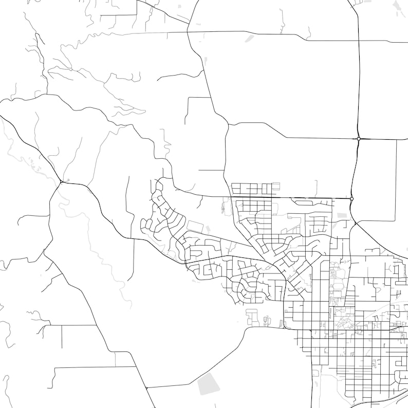 Forest Grove Map Print Forest Grove Map Poster Wall Art or Etsy