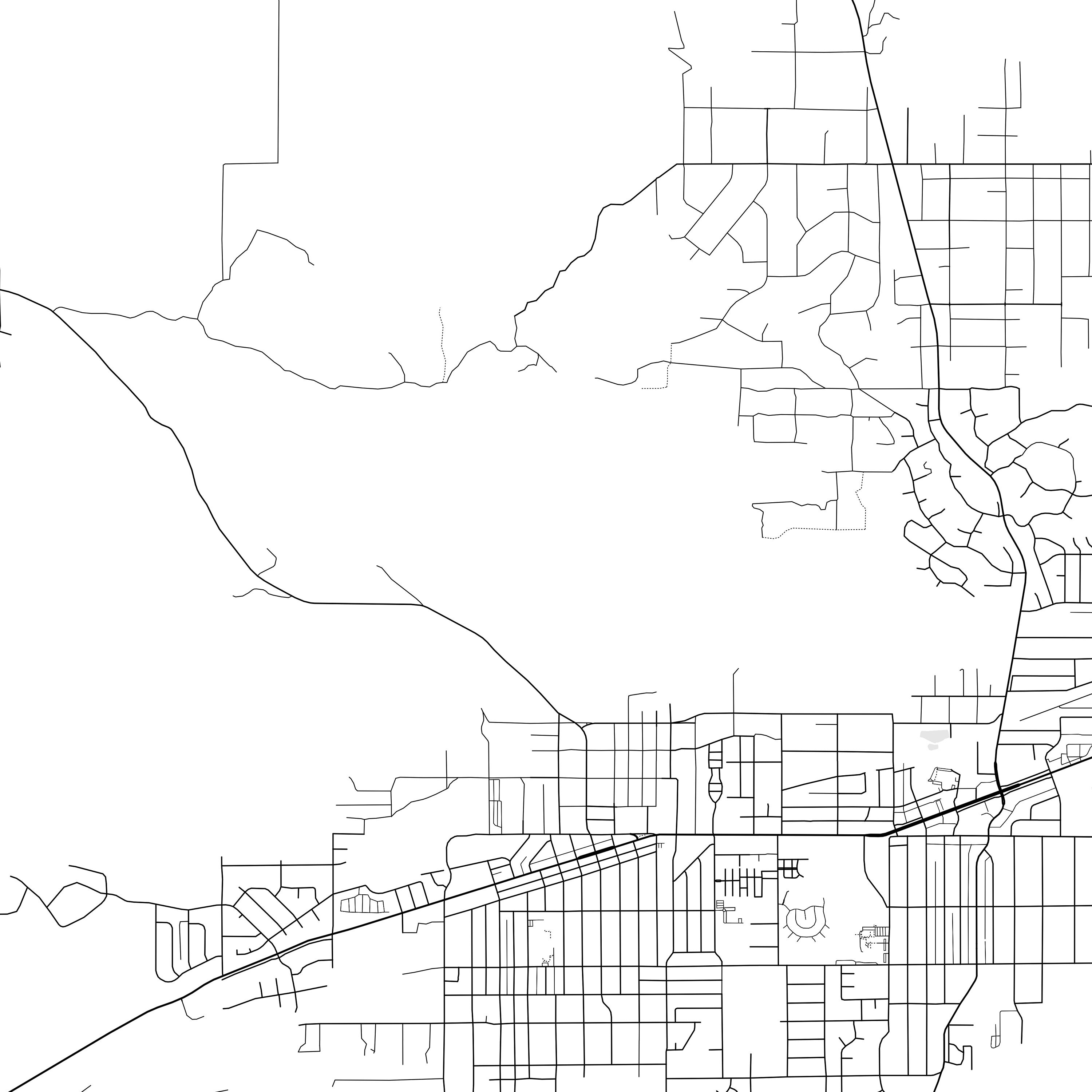 Yucca Valley Map Print Yucca Valley Map Poster Wall Art Ca Etsy