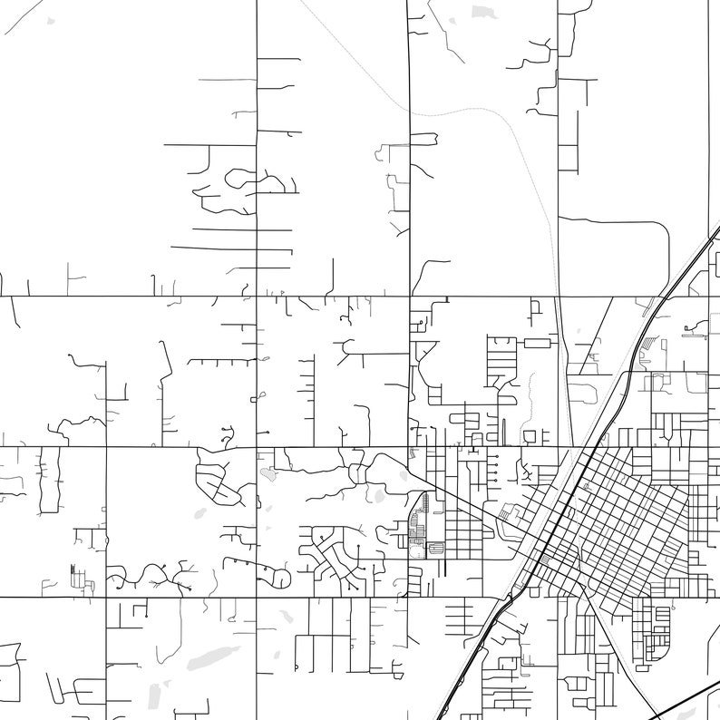 Claremore Map Print, Claremore Map Poster Wall Art, Ok City Map