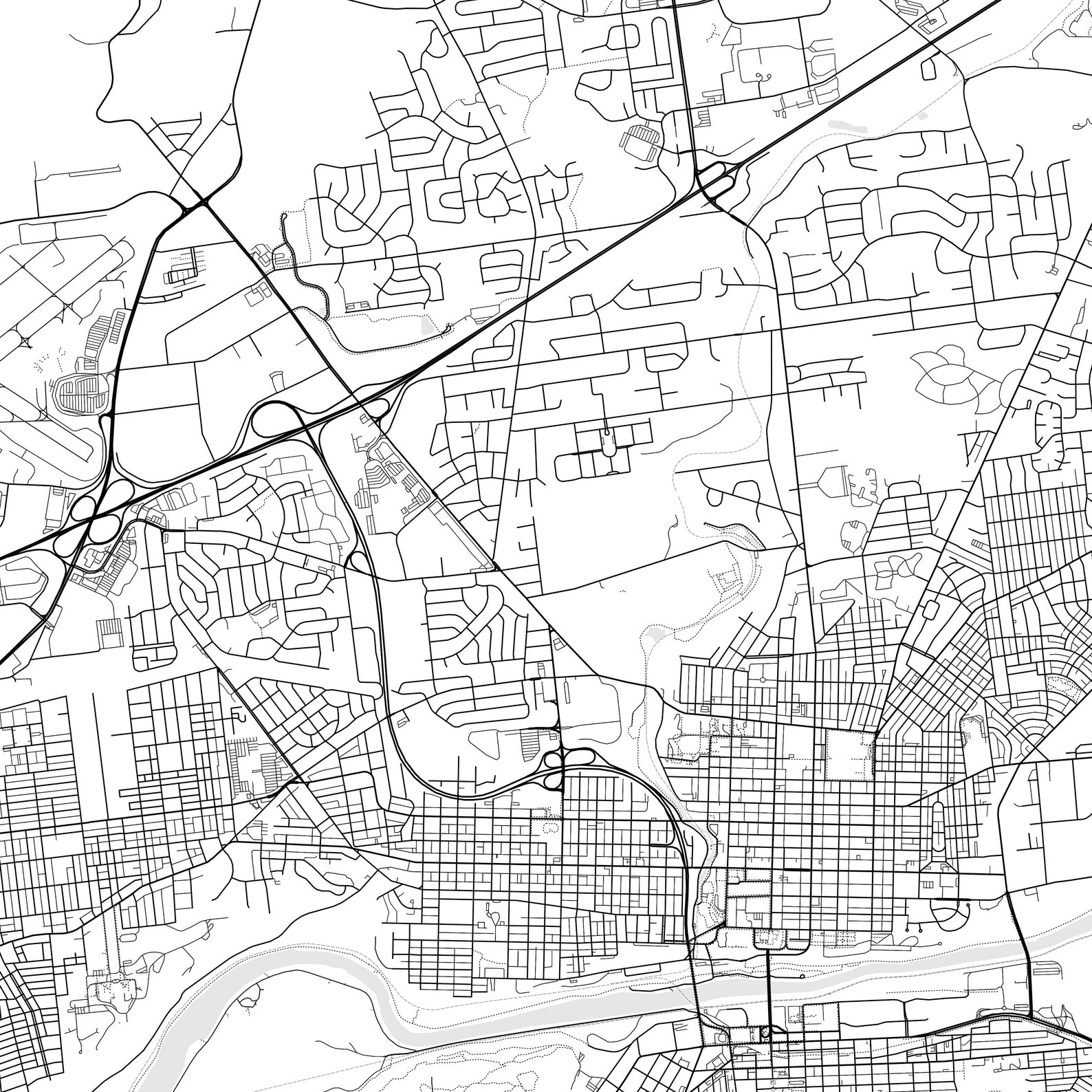 Bethlehem Map Print, Bethlehem Map Poster Wall Art, Pa City Map