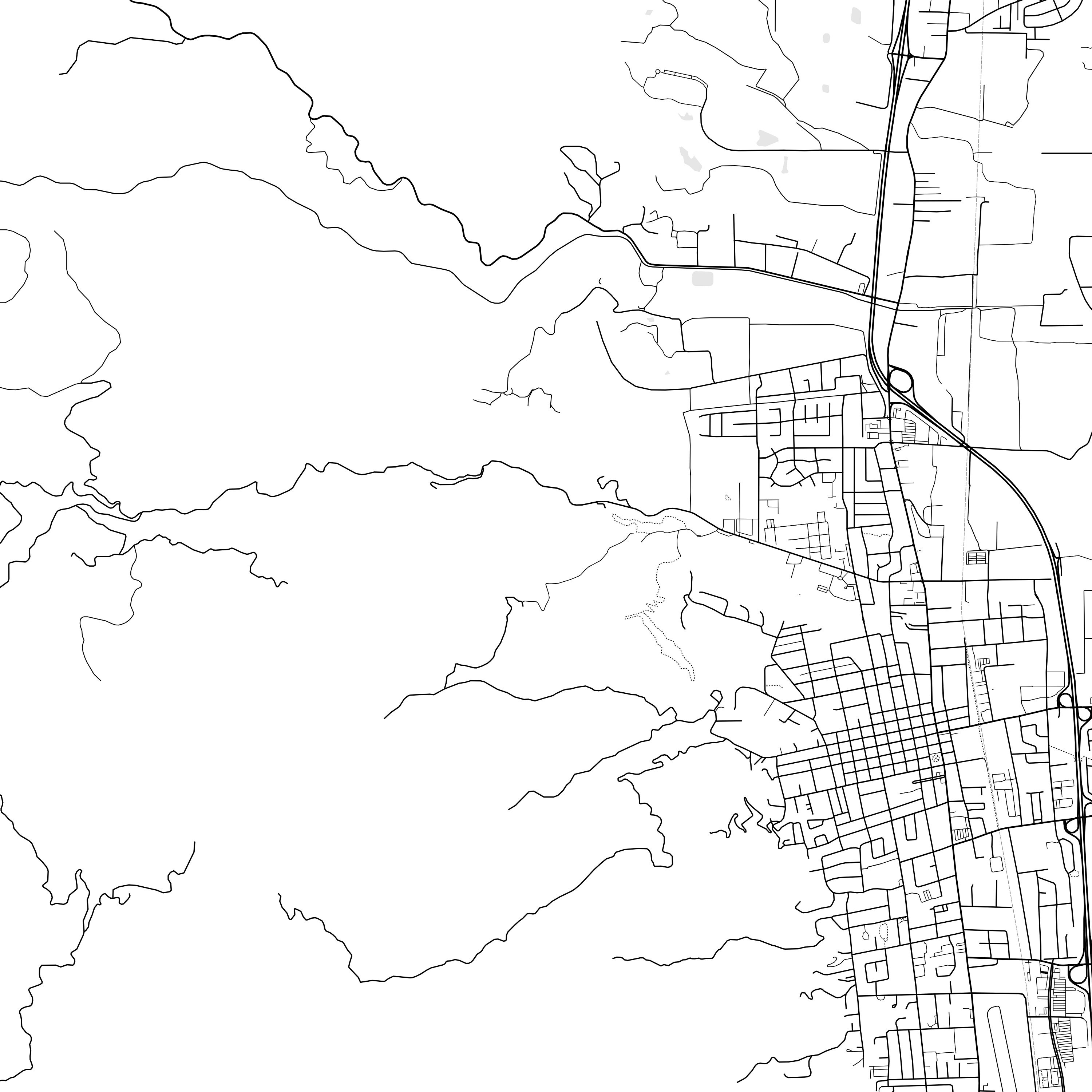 Ukiah Map Print Ukiah Map Poster Wall Art Ca City Map Etsy UK