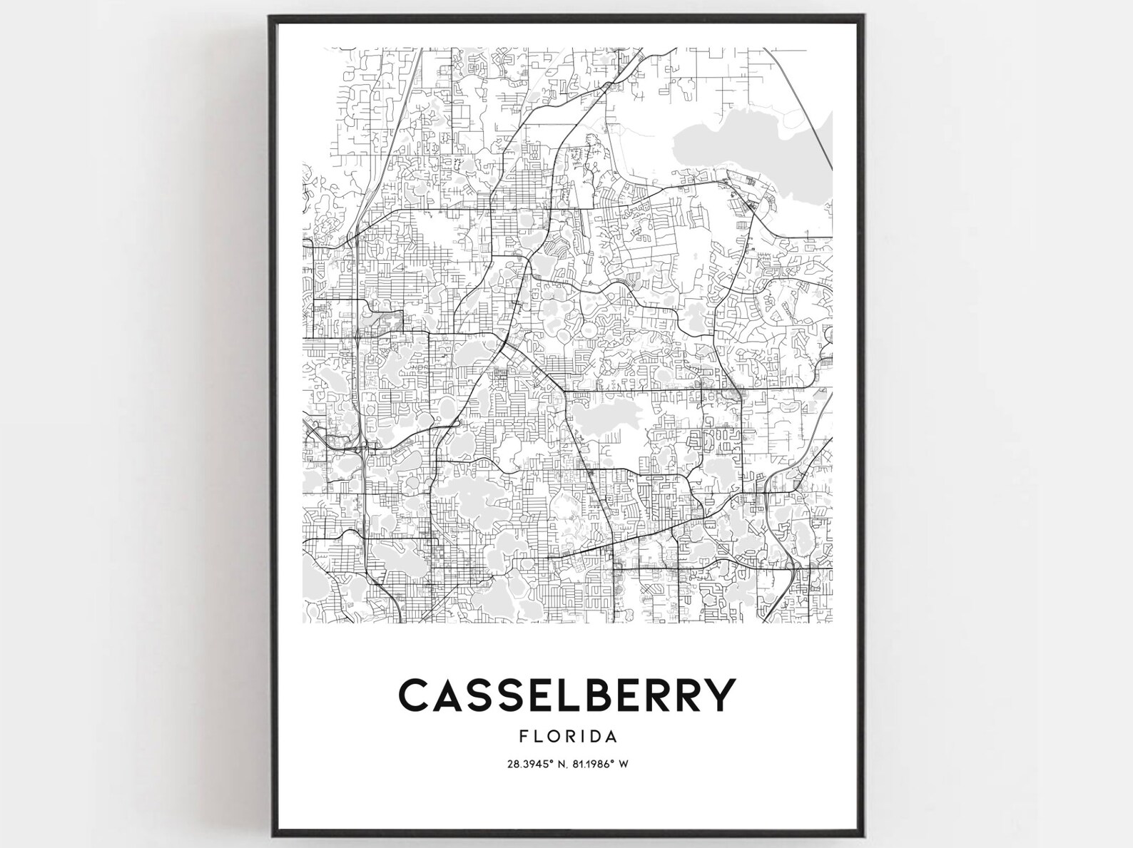 Casselberry Map Print Casselberry - Il 1588xN.1914459500 Qnn6 