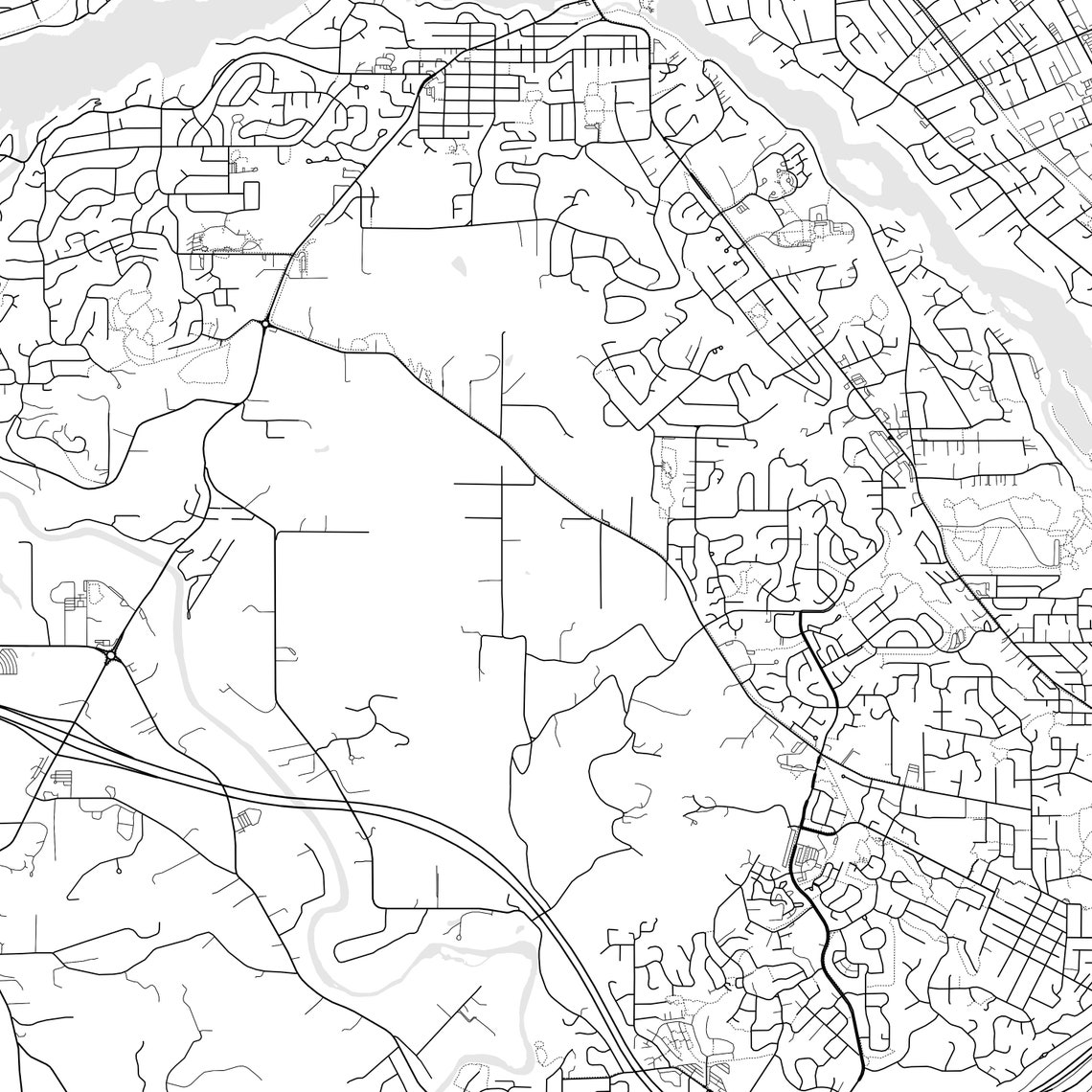 West Linn Map Print West Linn Map Poster Wall Art or City Etsy