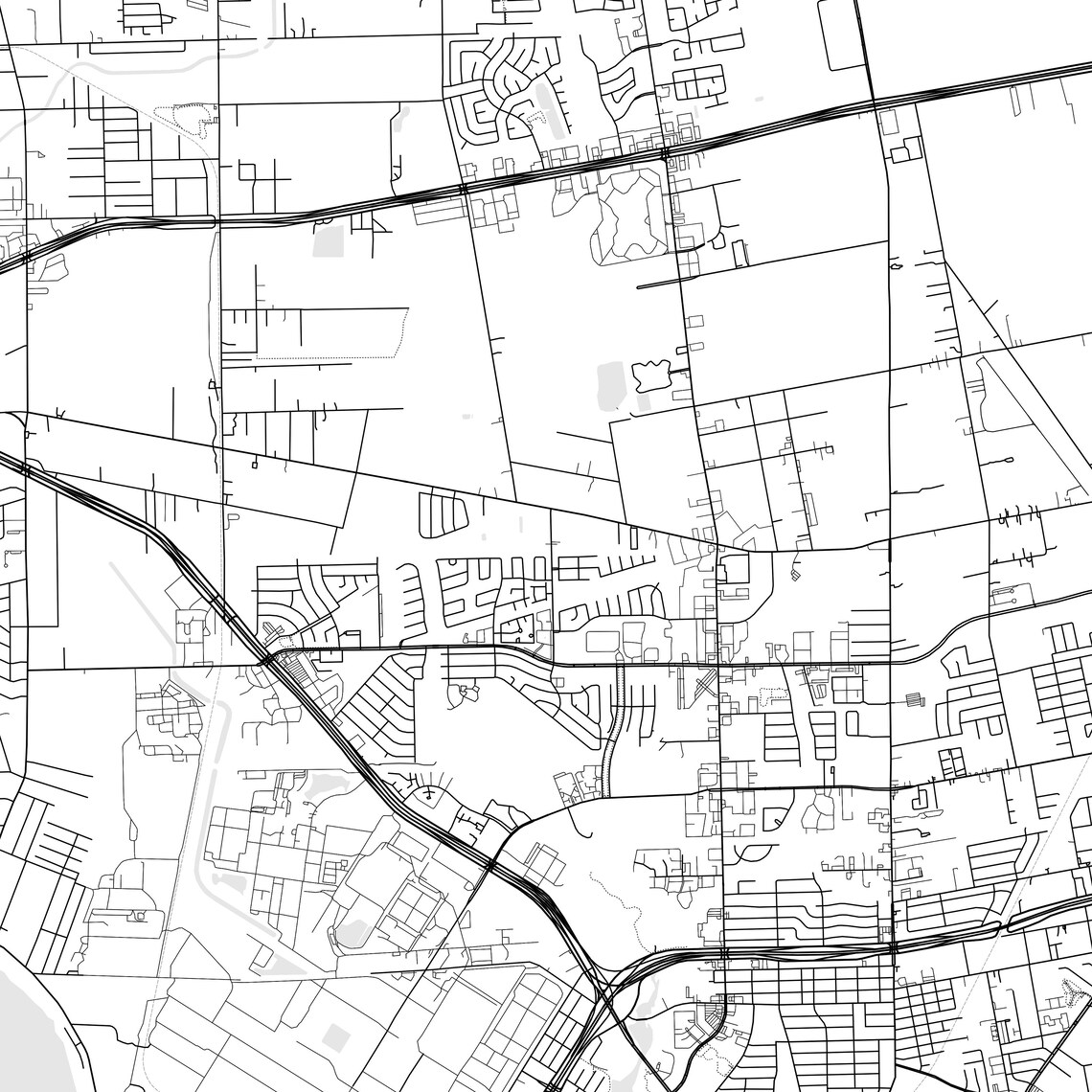 Baytown Map Print Baytown Map Poster Wall Art Tx City Map Etsy