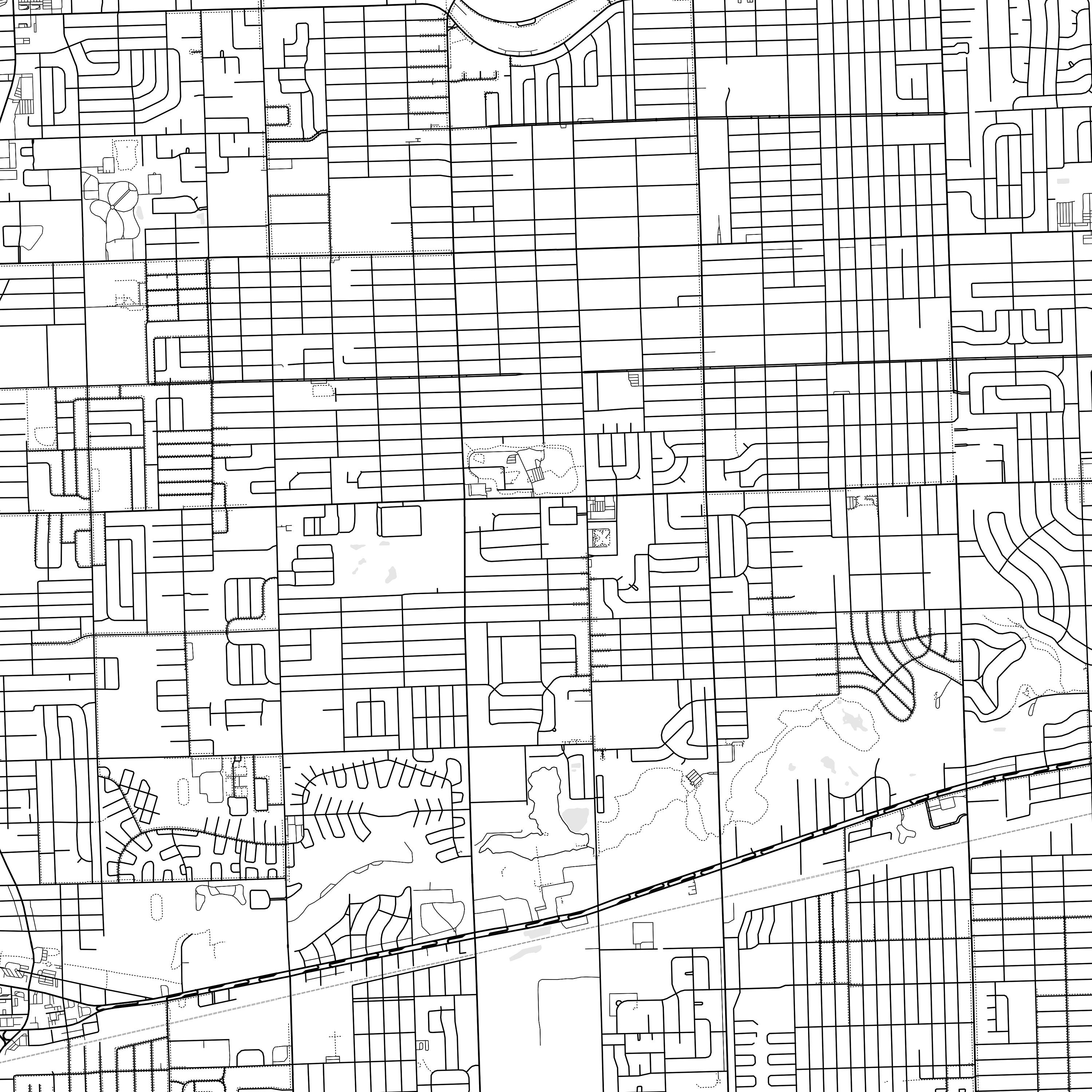 Inkster Map Print Inkster Map Poster Wall Art Mi City Map Etsy