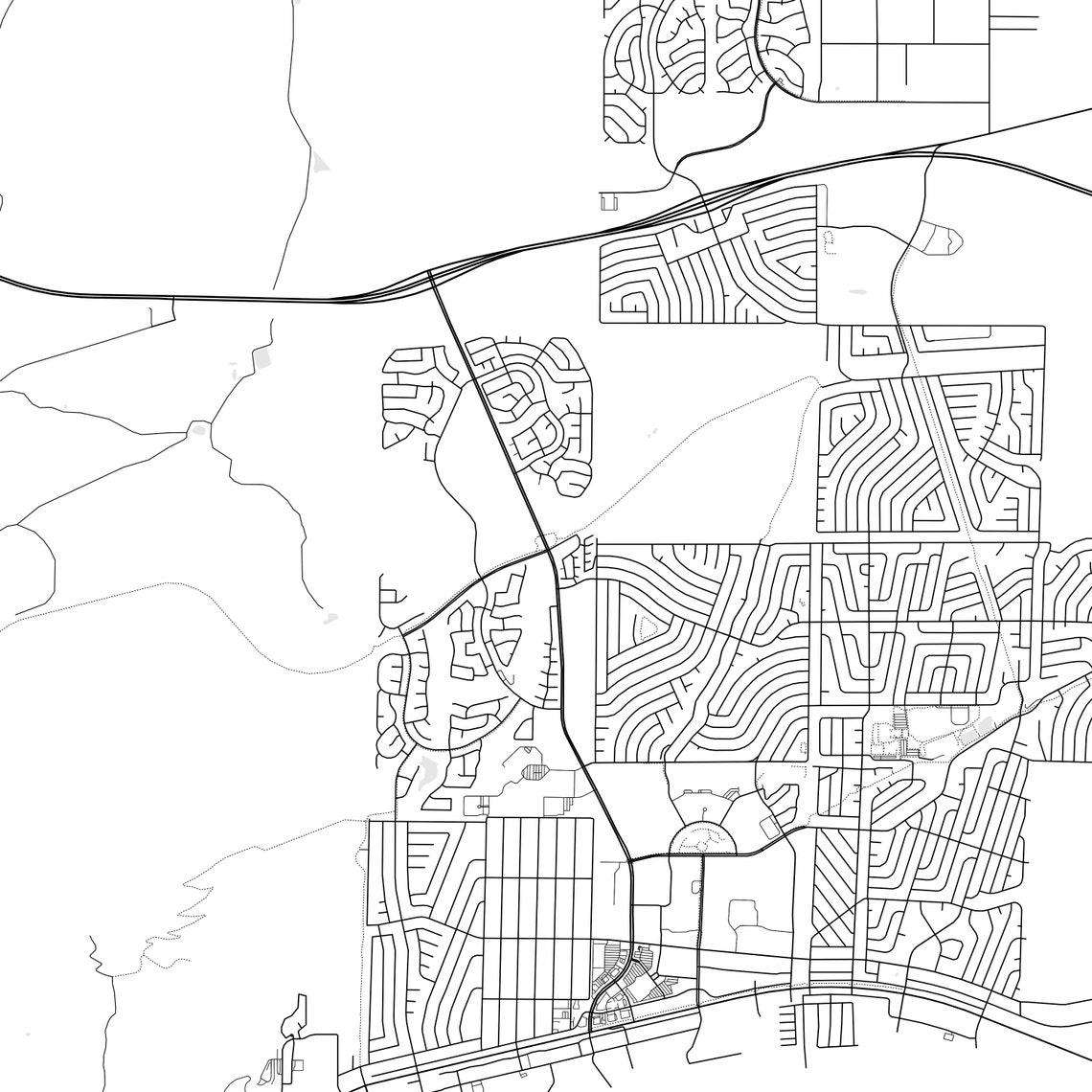 Prescott Valley Map Print, Prescott Valley Map Poster Wall Art, Az City ...