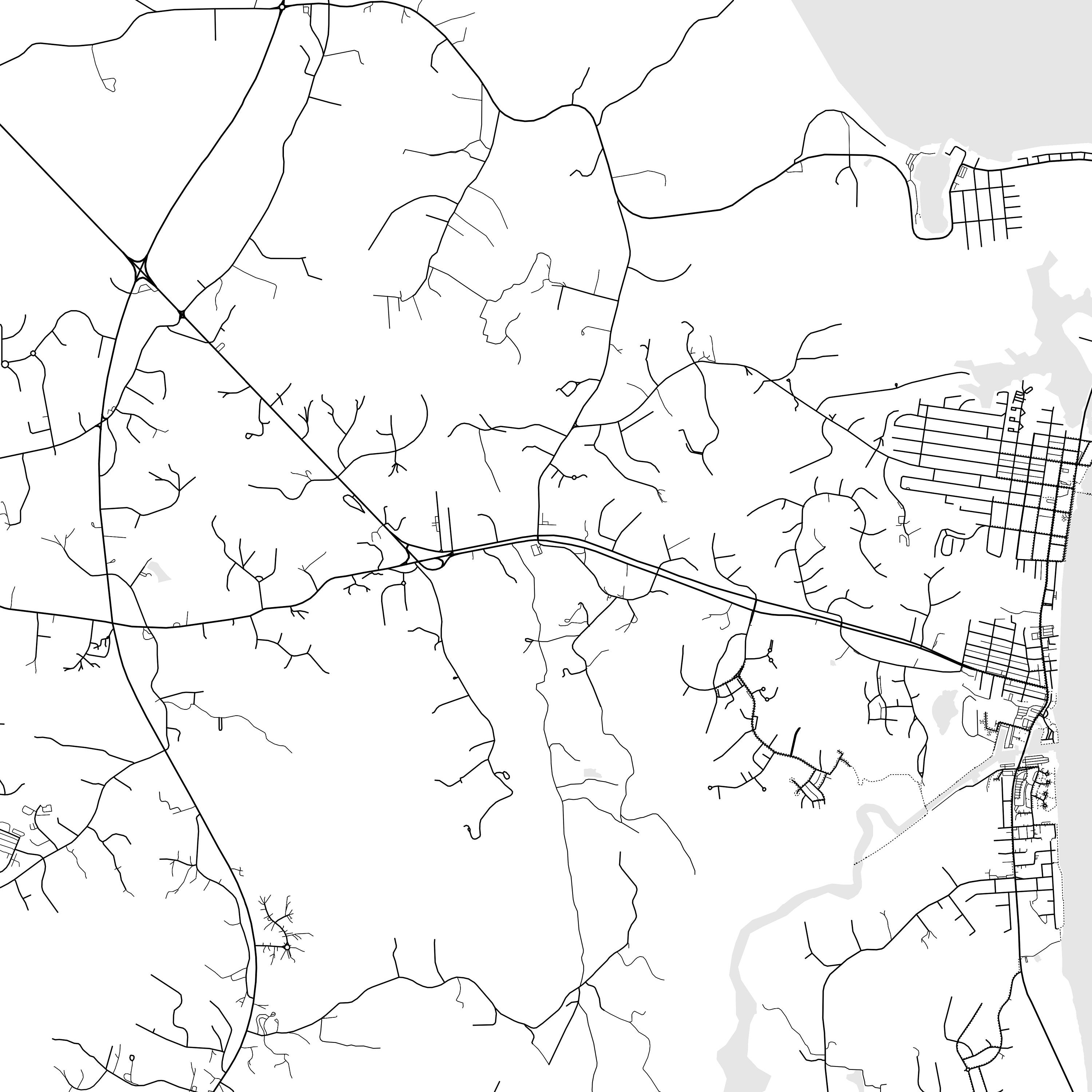 Chesapeake Beach Map Print Chesapeake Beach Map Poster Wall Etsy