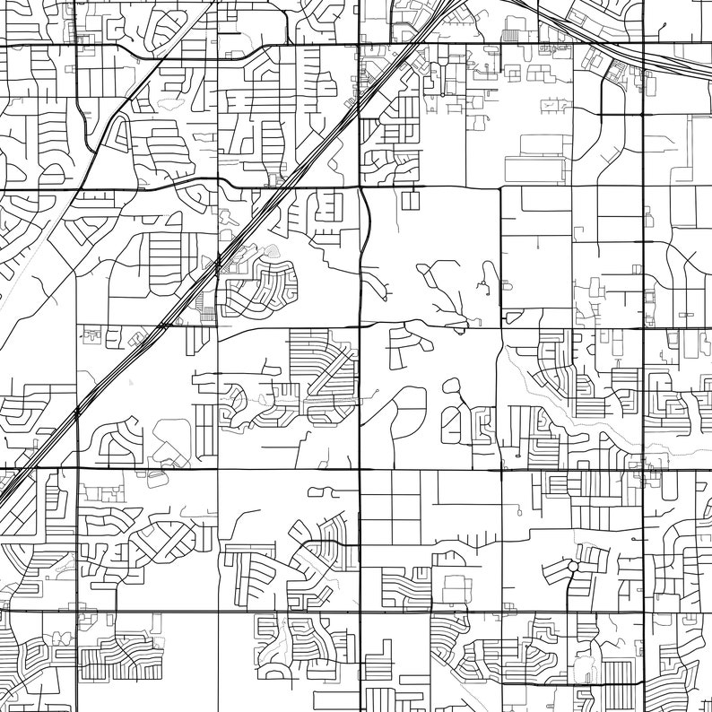 Desoto Map Print Desoto Map Poster Wall Art Tx City Map - Etsy