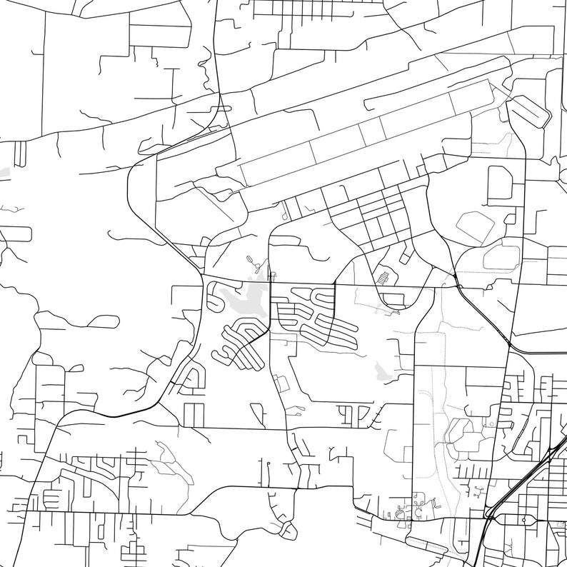 Jacksonville Map Print Jacksonville Map Poster Wall Art Ar Etsy