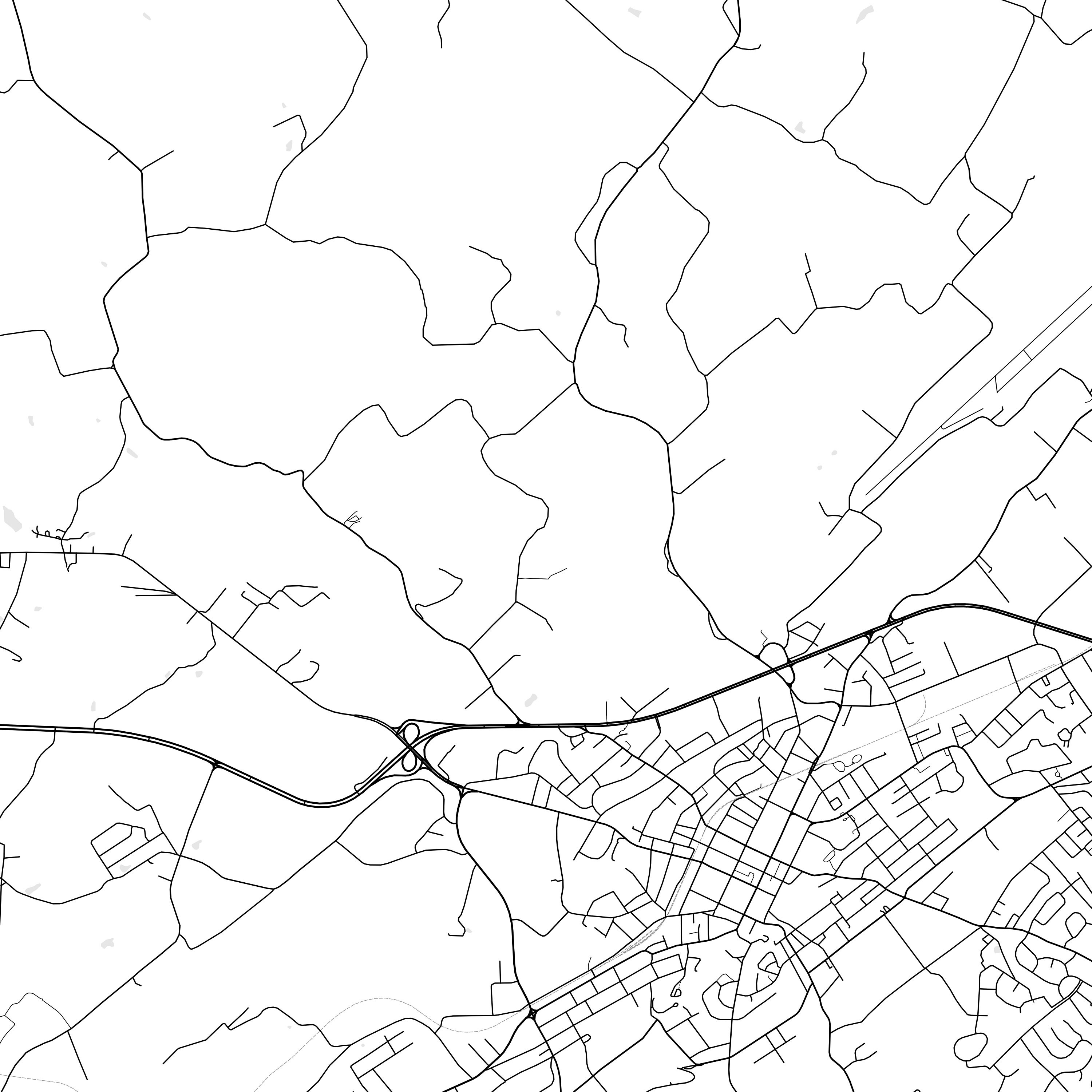 Greeneville Map Print Greeneville Map Poster Wall Art Tn Etsy