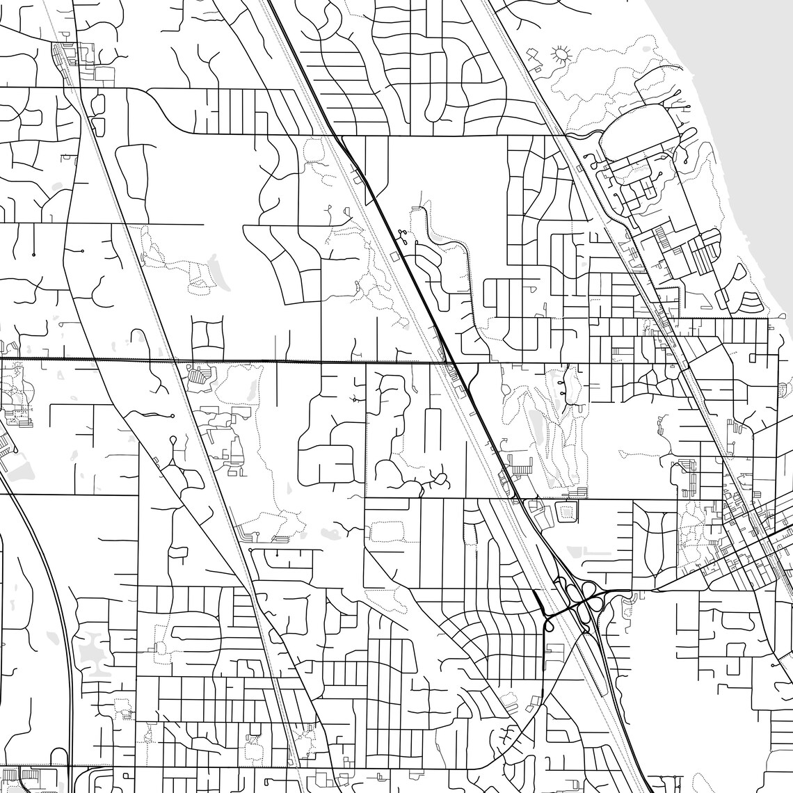 Highland Park Map Print Highland Park Map Poster Wall Art Il - Etsy