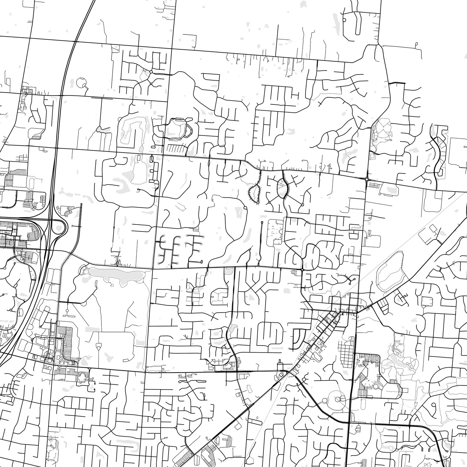 Mason Map Print Mason Map Poster Wall Art Oh City Map Ohio - Etsy UK