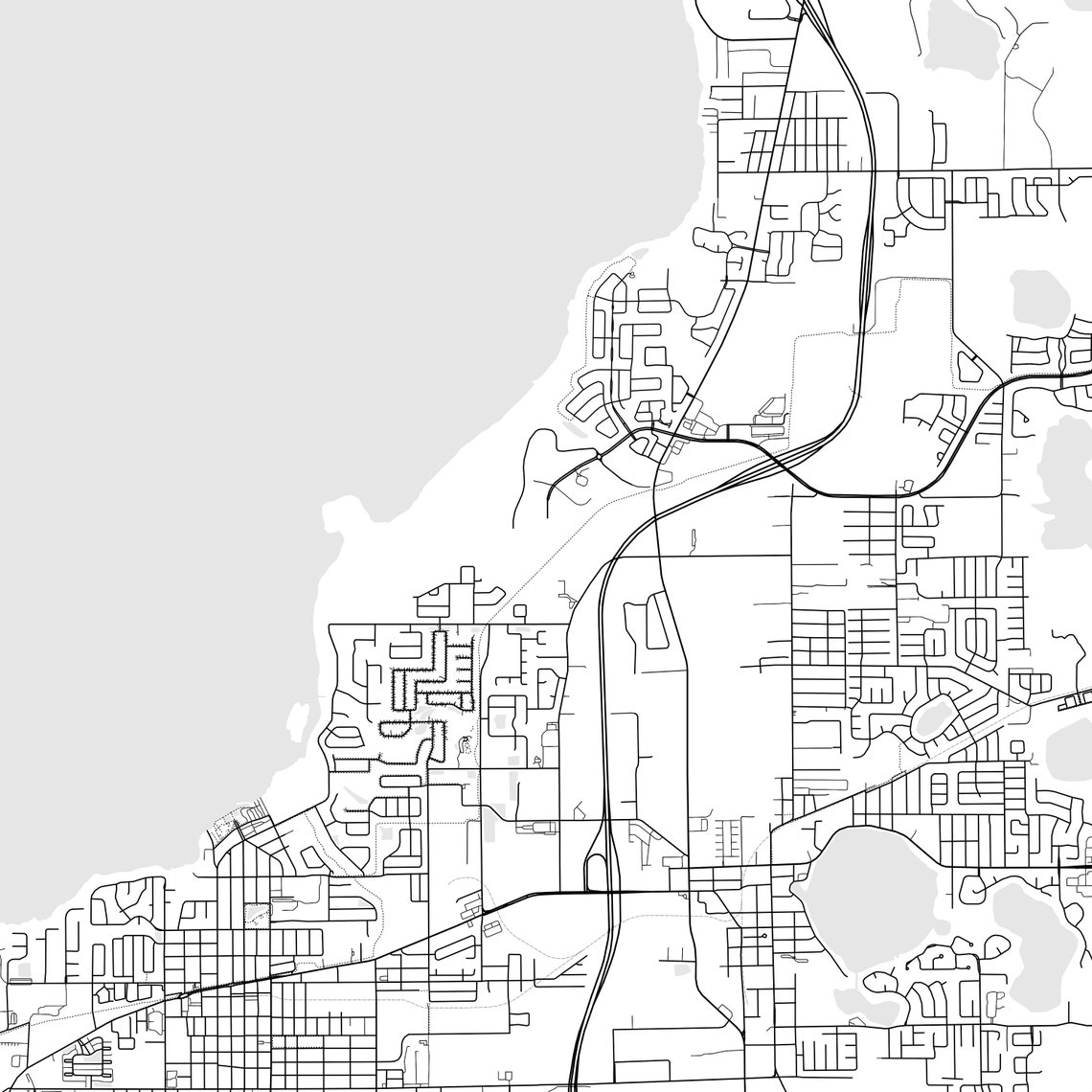 Ocoee Map Print Ocoee Map Poster - Il 1140xN.1911785500 Npj3