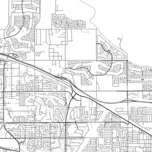 Indio Map Print Indio Map Poster Wall Art Ca City Map - Etsy