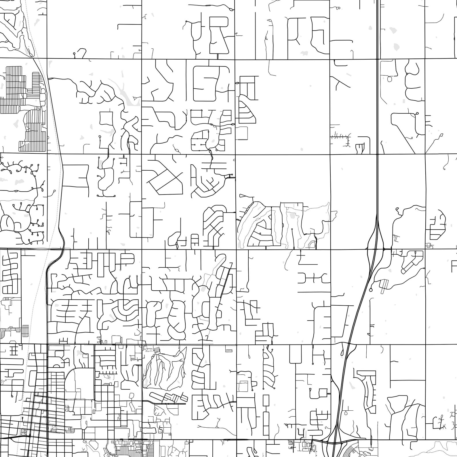 Edmond Map Print Edmond Map Poster Wall Art Ok City Map | Etsy