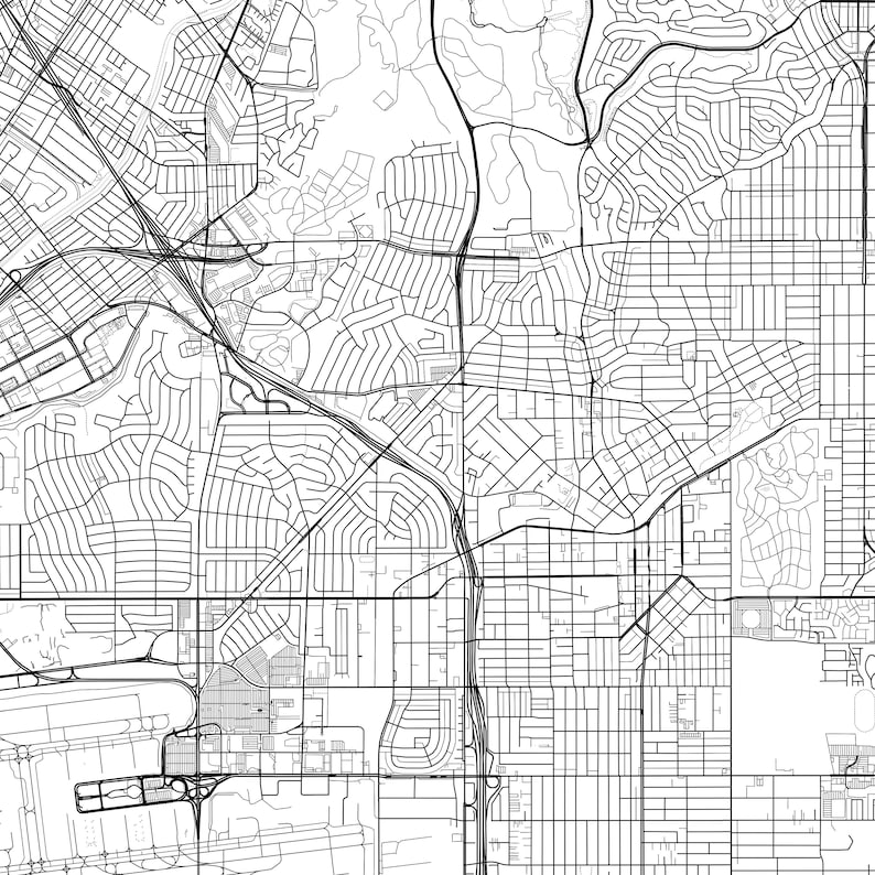 Inglewood Map Print Inglewood Map Poster Wall Art Ca City - Etsy