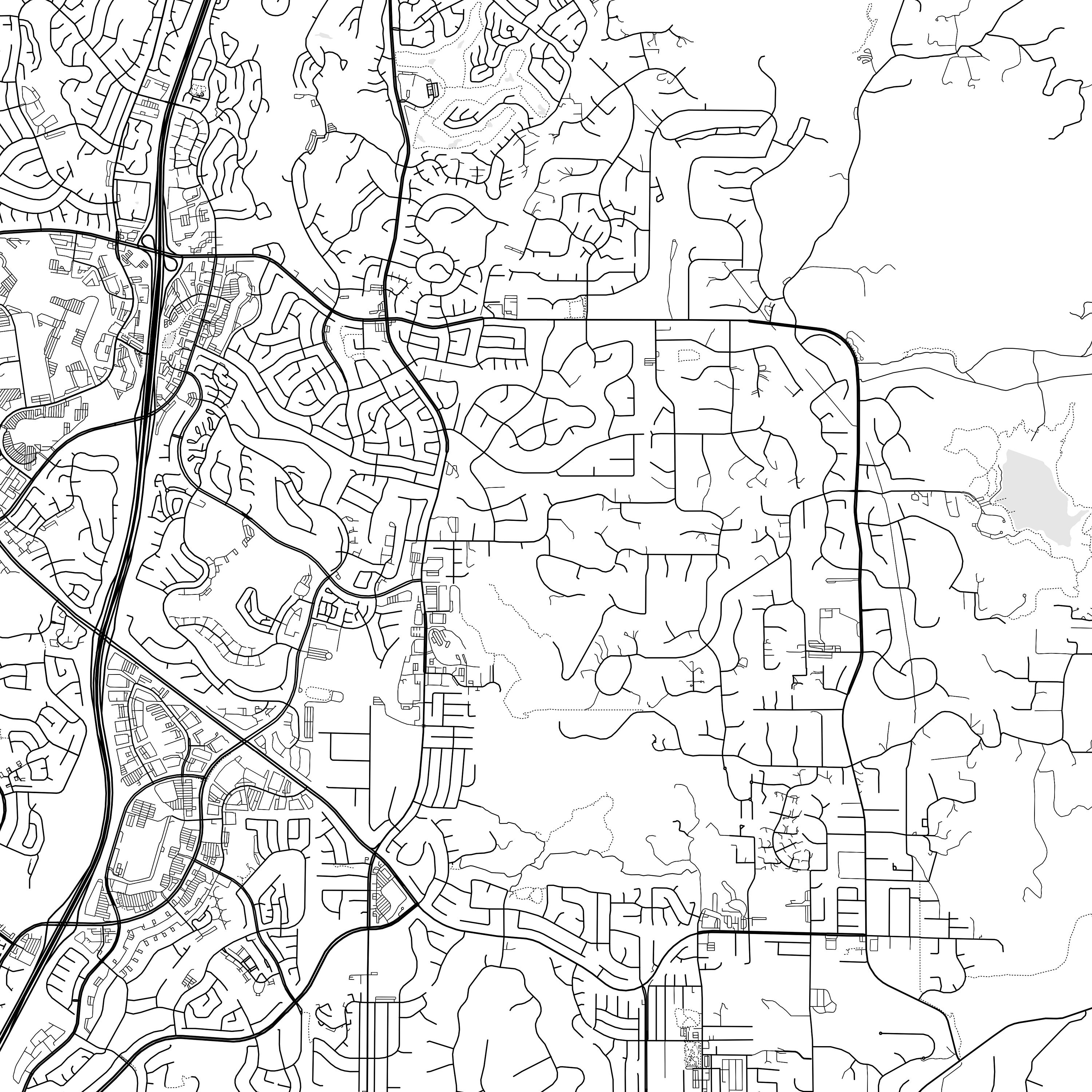 Poway Map Print, Poway Map Poster Wall Art, Ca City Map, California ...