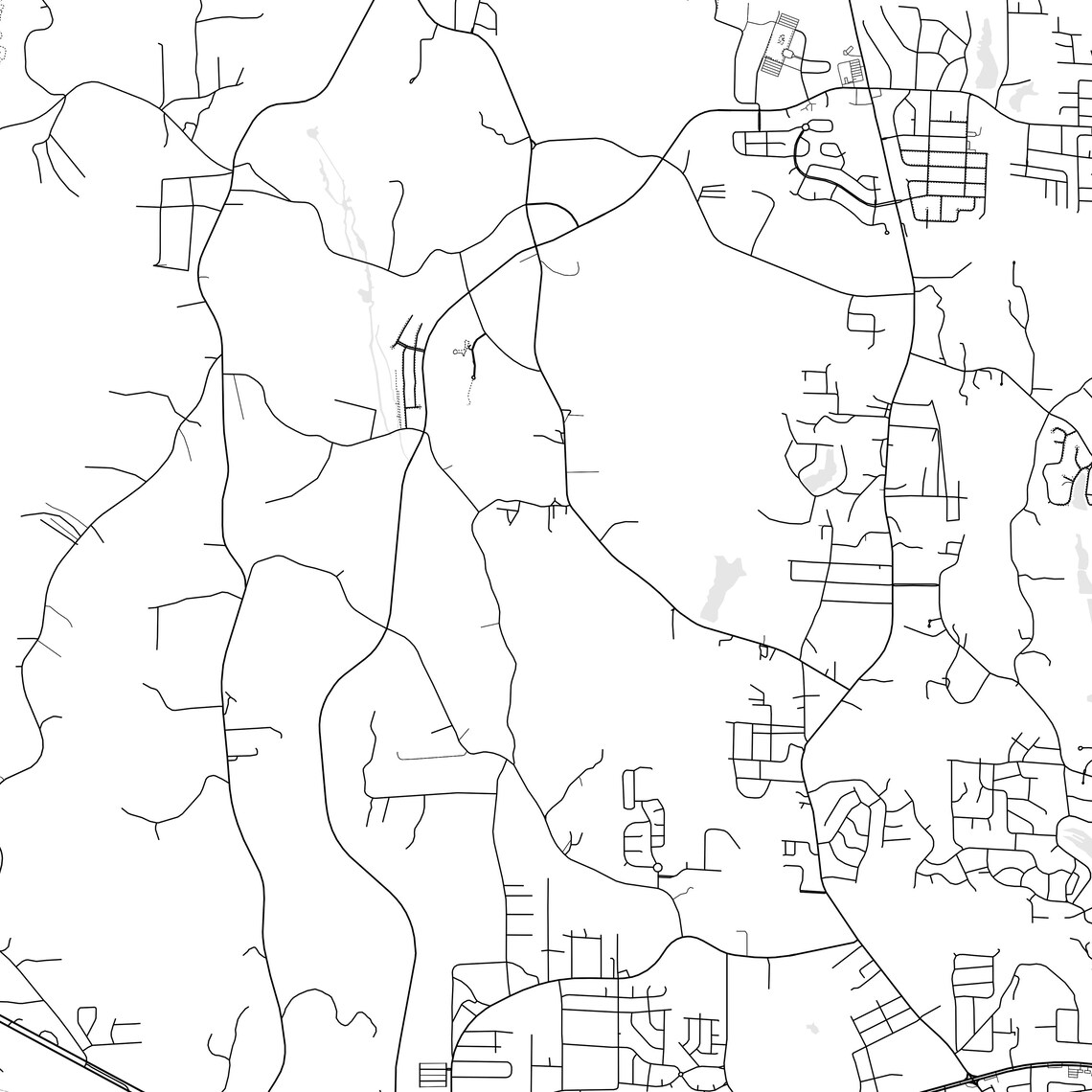 Northport Map Print Northport Map Poster Wall Art Al City Etsy