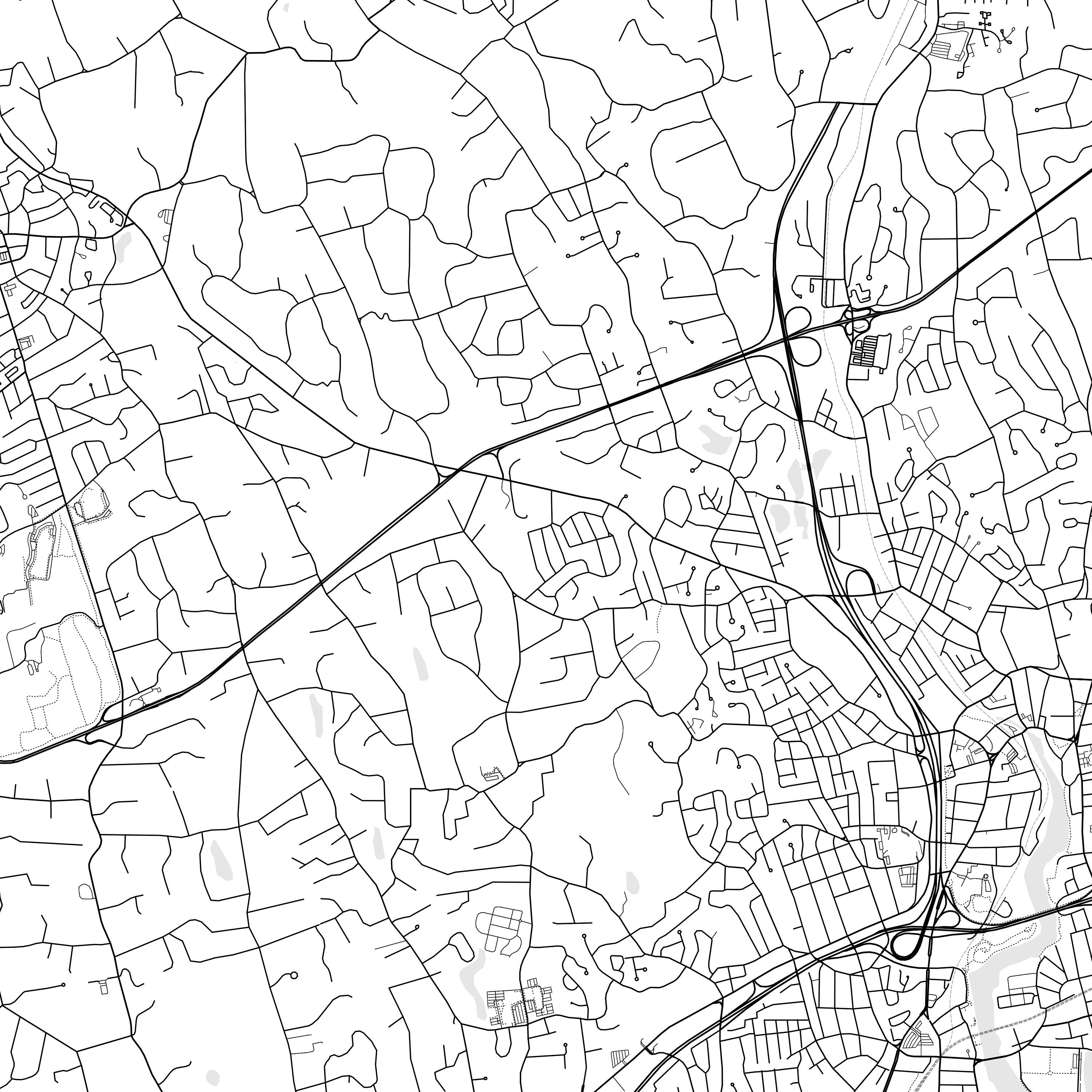 Norwalk Map Print Norwalk Map Poster Wall Art Ct City Map Etsy