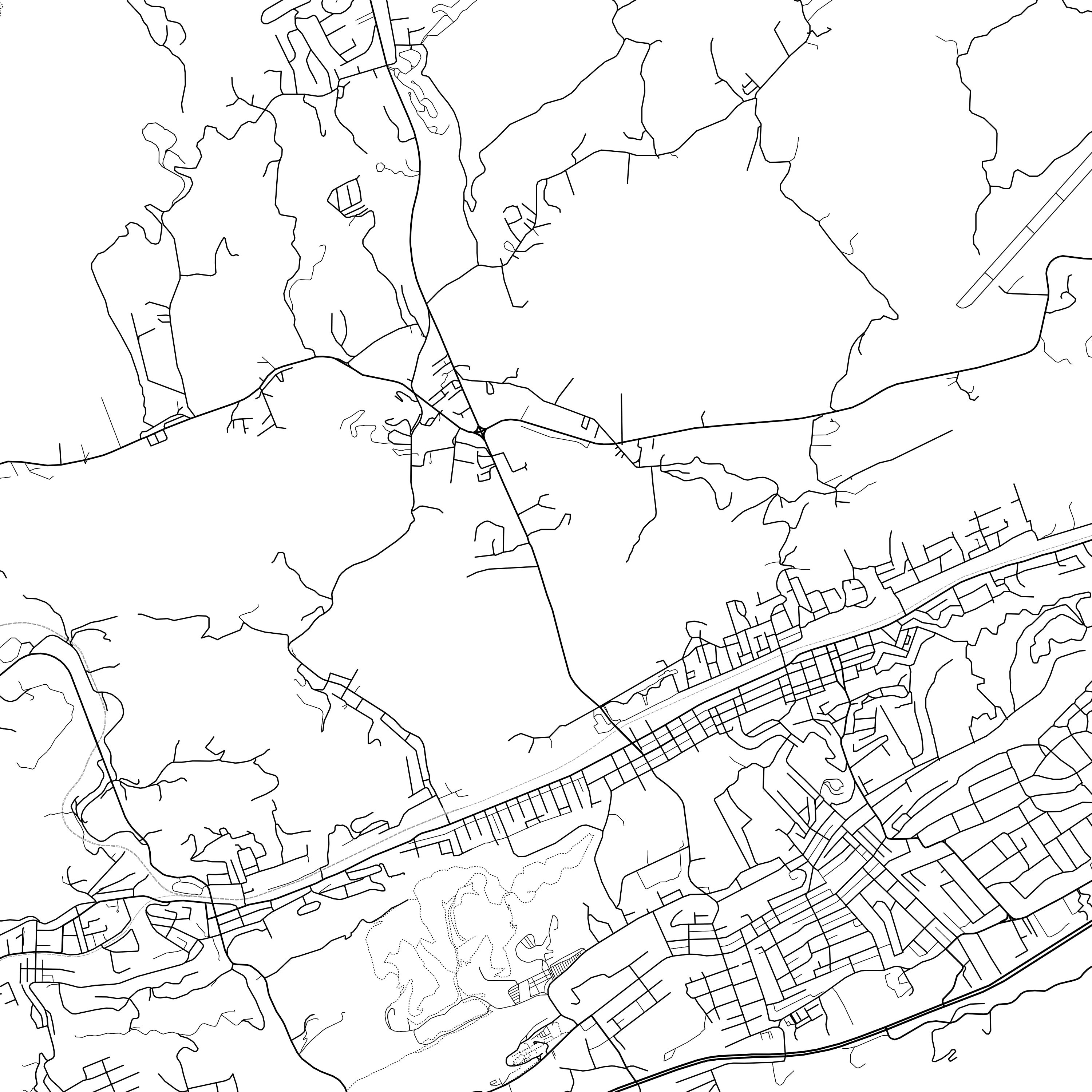 Bluefield Map Print, Bluefield Map Poster Wall Art, Va City Map, West