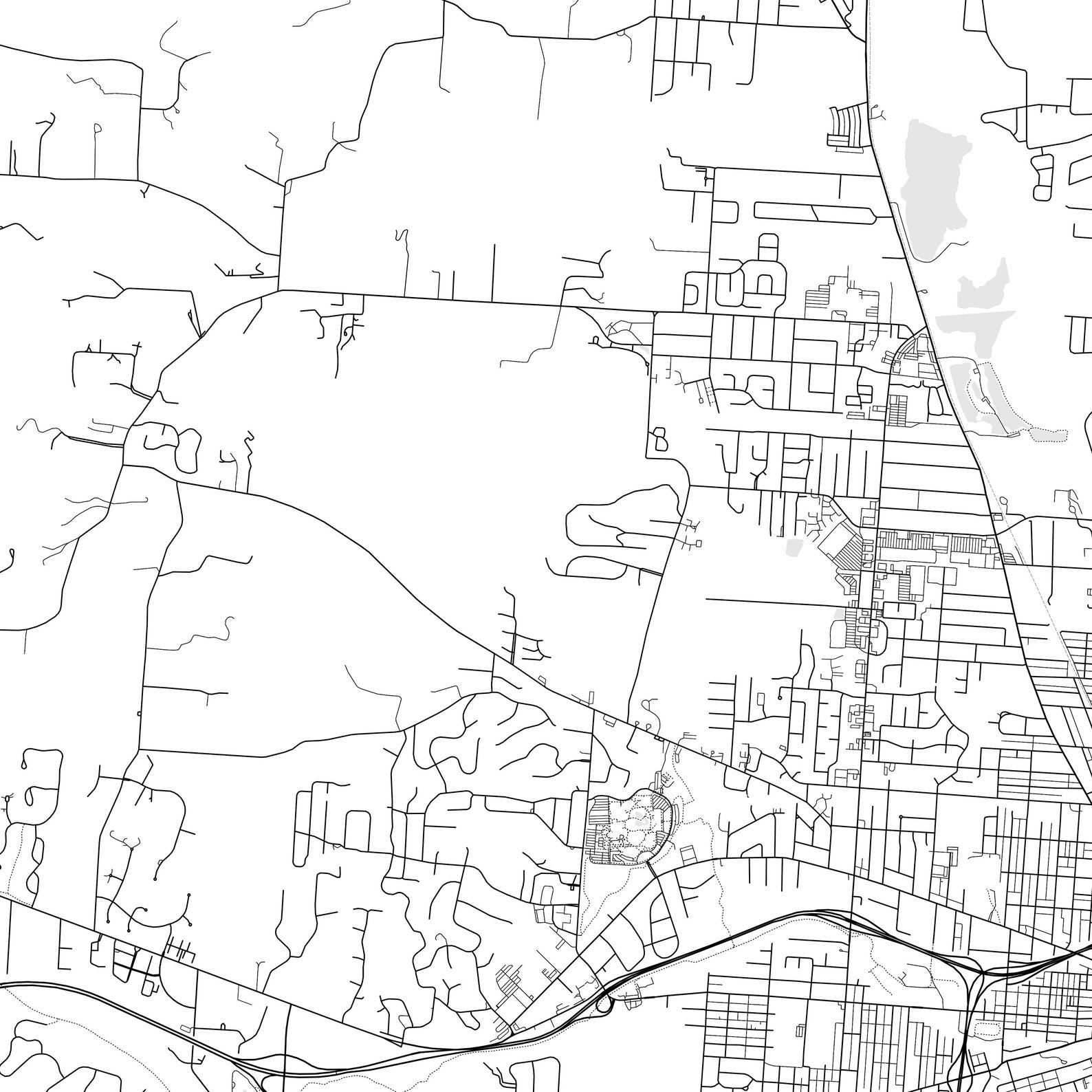 Newark Map Print, Newark Map Poster Wall Art, Oh City Map, Ohio Print