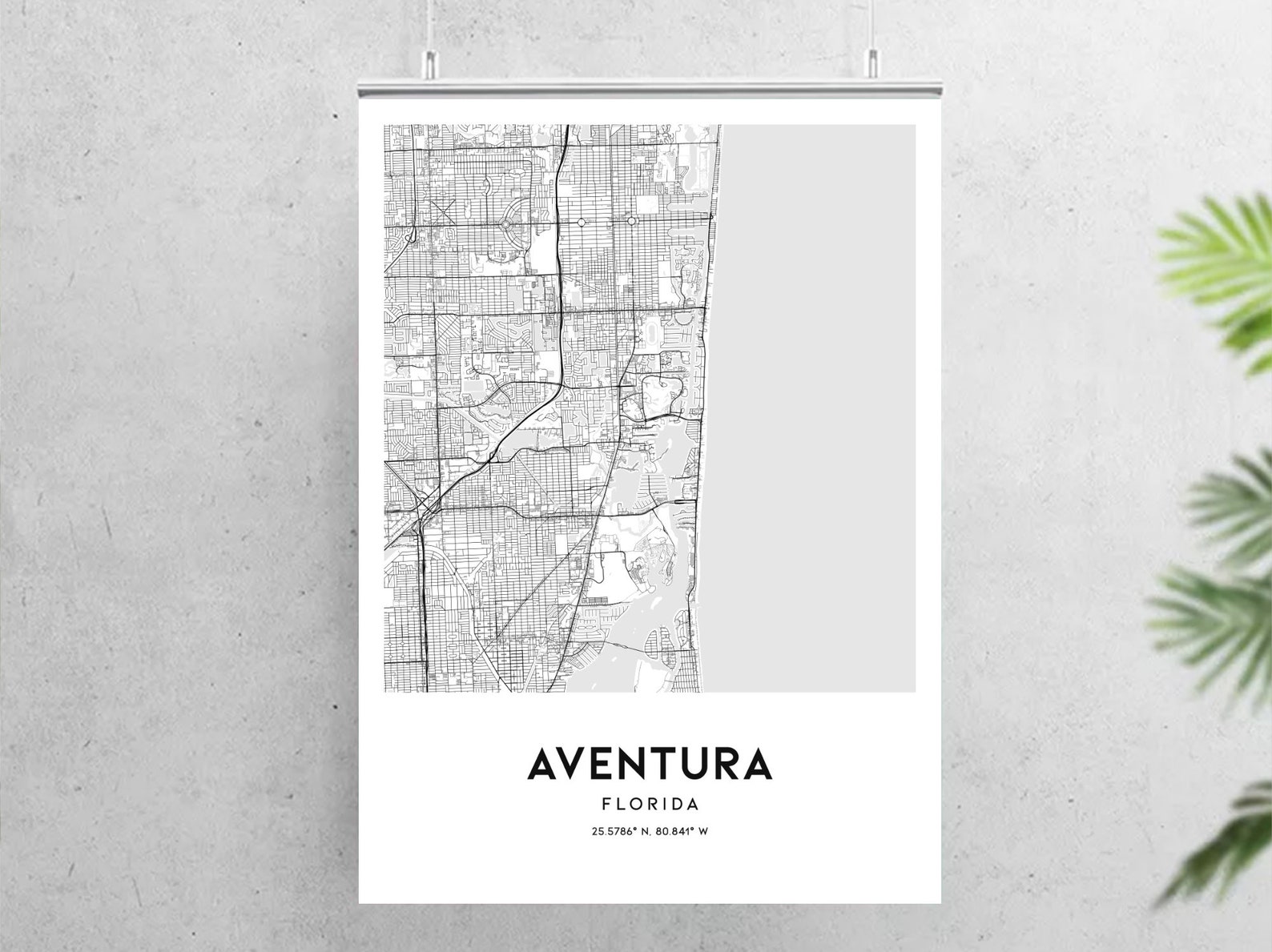 Aventura Map Print Aventura Map - Il 1588xN.1911823696 Oqv8