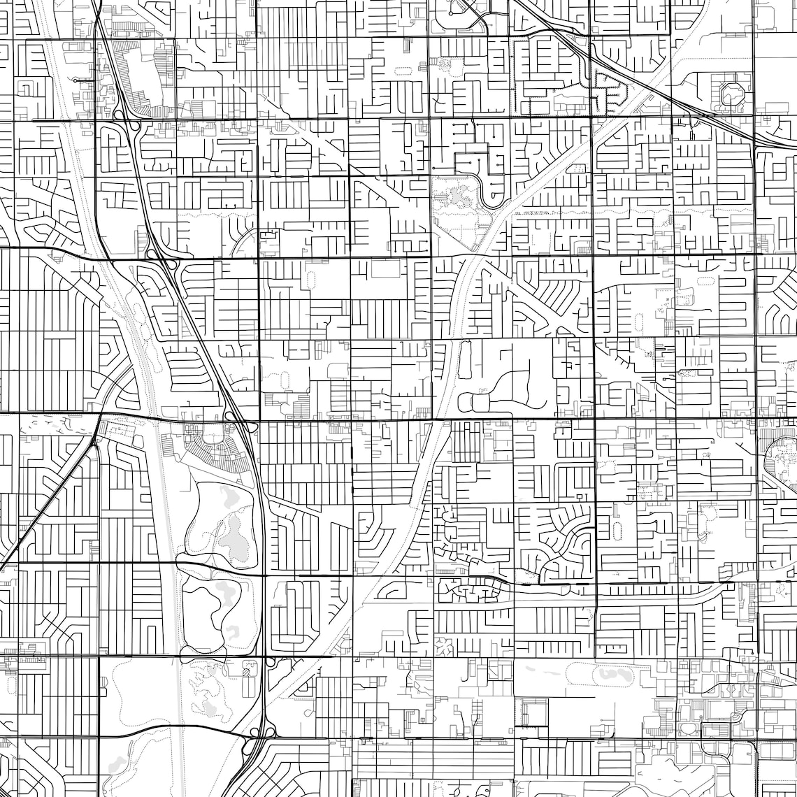 Cypress Map Print, Cypress Map Poster Wall Art, Ca City Map, California ...