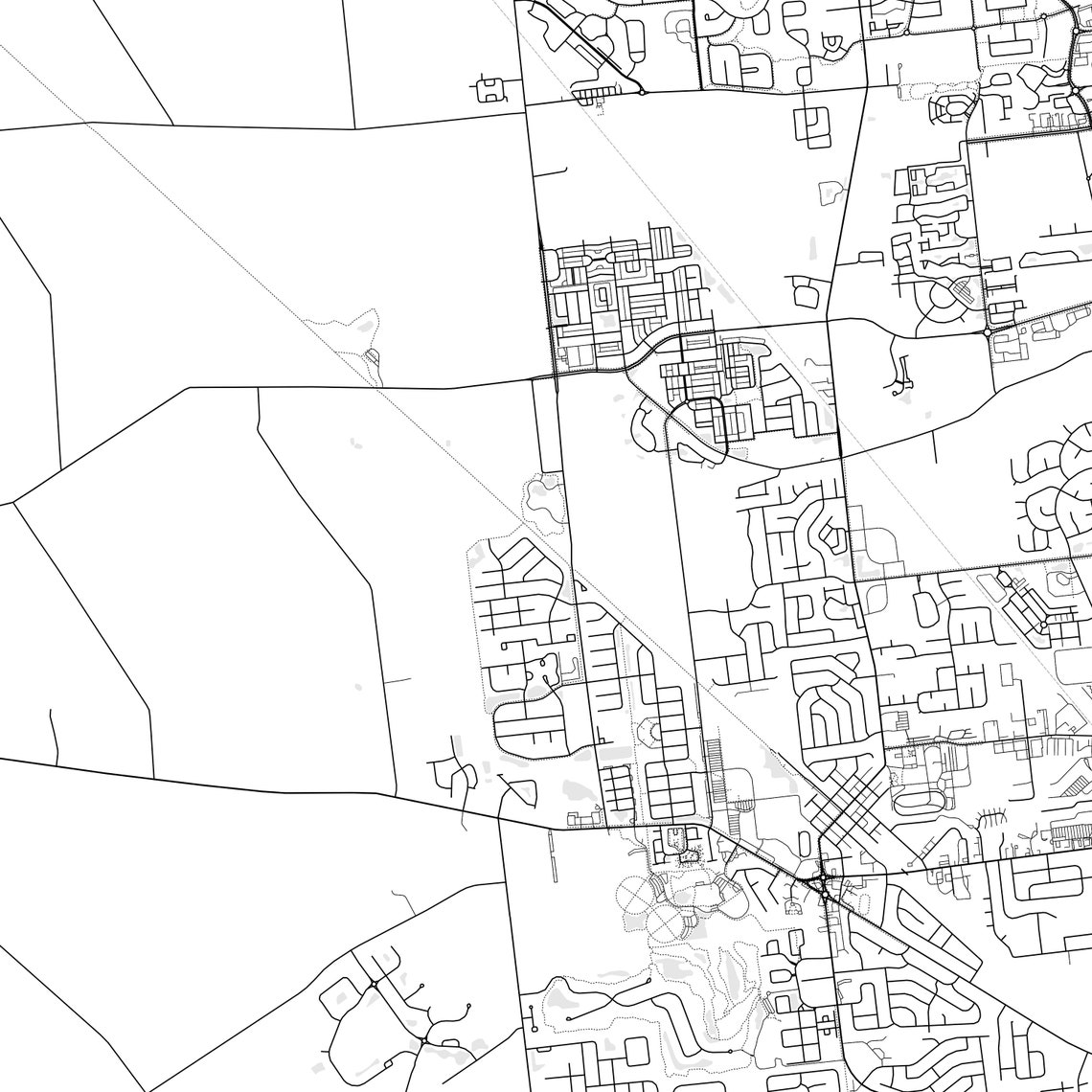 Hilliard Map Print Hilliard Map Poster Wall Art Oh City Map Etsy