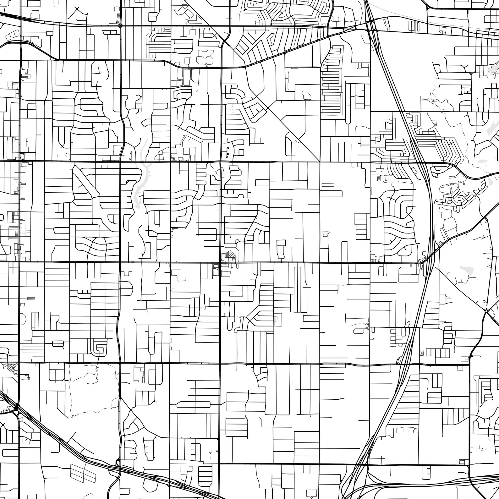 Balch Springs Map Print Balch Springs Map Poster Wall Art Tx Etsy