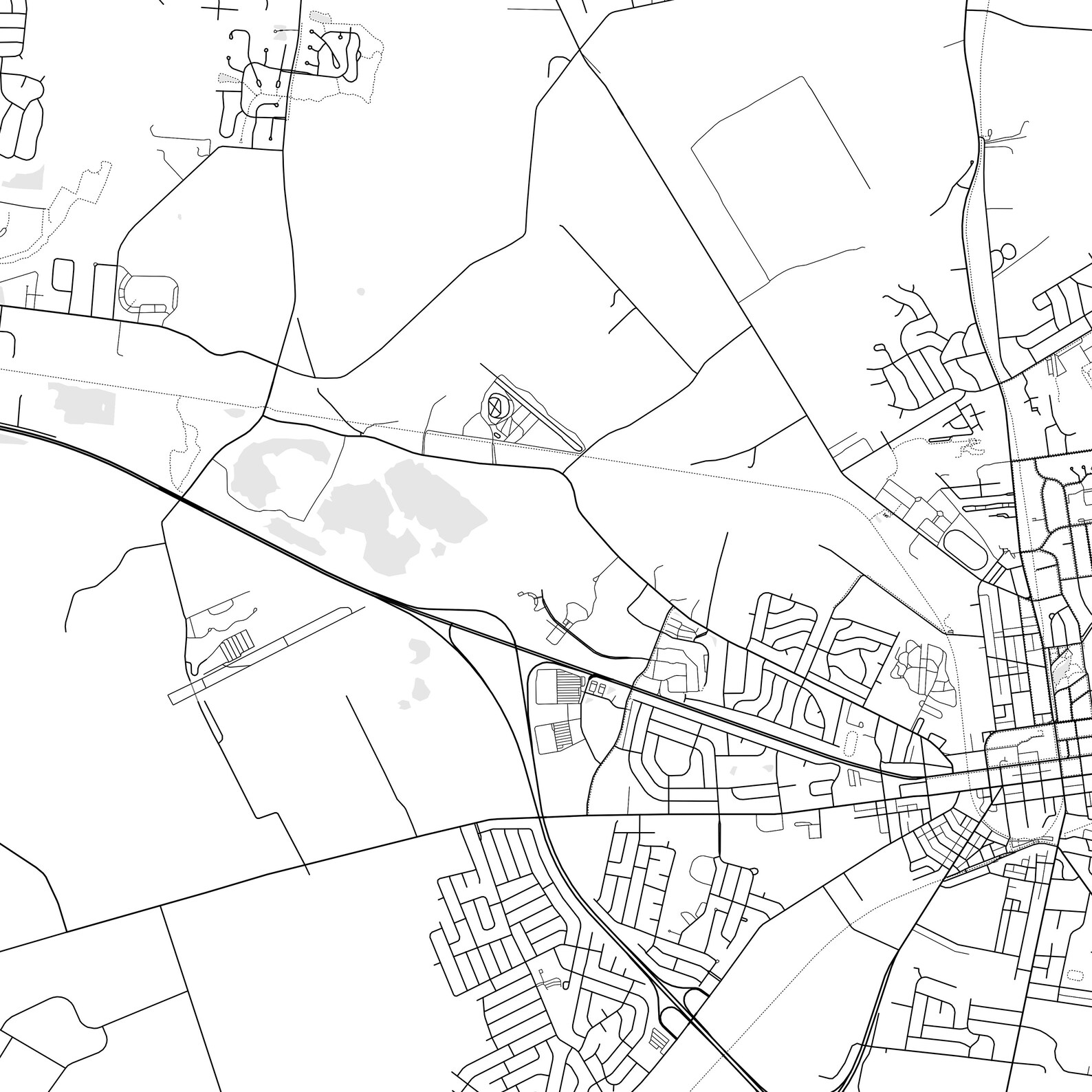 Xenia Map Print Xenia Map Poster Wall Art Oh City Map Ohio Etsy