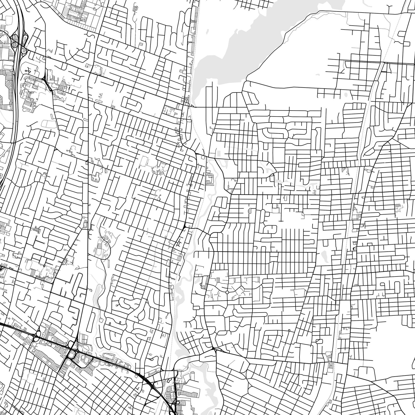 Bergenfield Map Print Bergenfield Map Poster Wall Art Nj Etsy