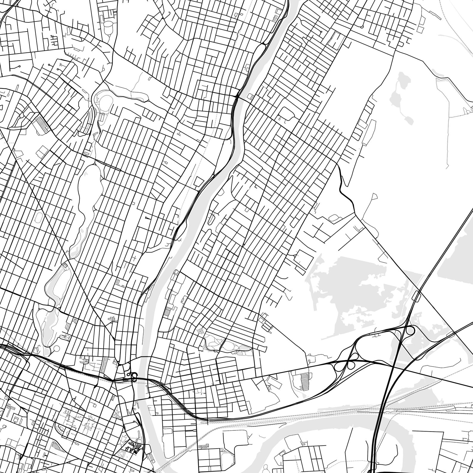 Kearny Map Print, Kearny Map Poster Wall Art, Nj City Map, New Jersey