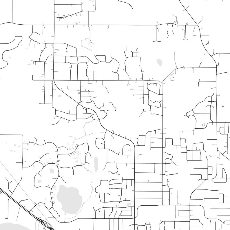 Ramsey Map Print, Ramsey Map Poster Wall Art, Mn City Map, Minnesota