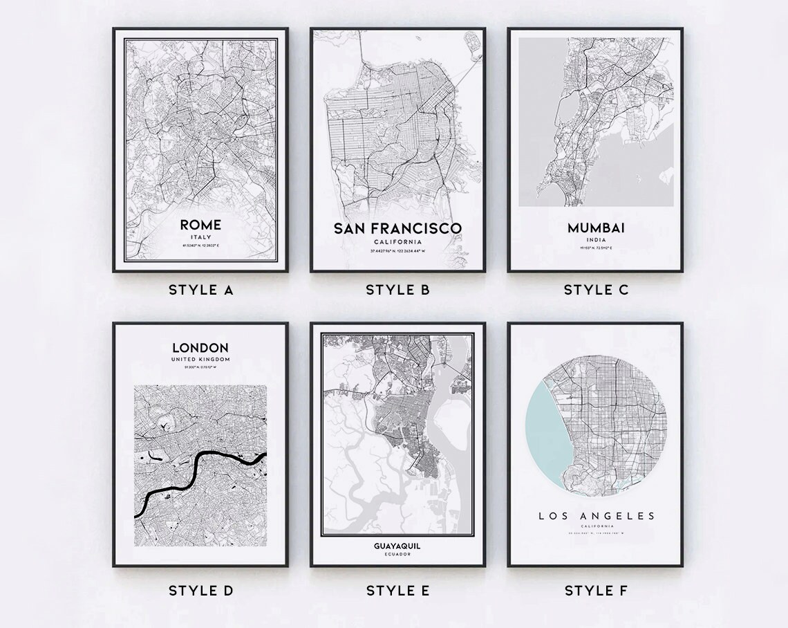 Aventura Map Print Aventura Map - Il Fullxfull.3772793484 Kj70