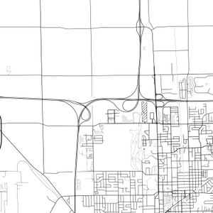 Normal Map Print, Normal Map Poster Wall Art, Il City Map, Illinois ...