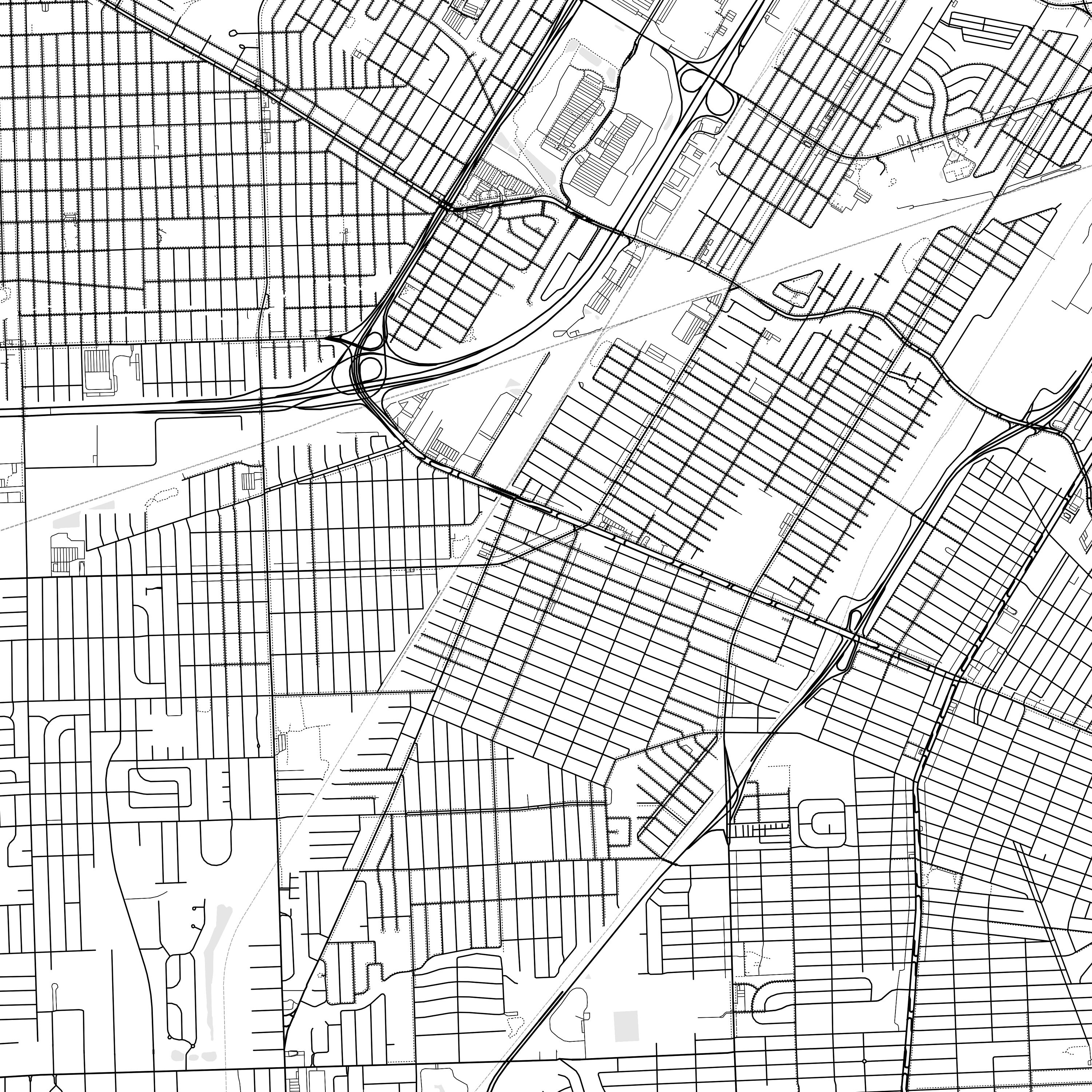 Lincoln Park Map Print Lincoln Park Map Poster Wall Art Mi Etsy UK