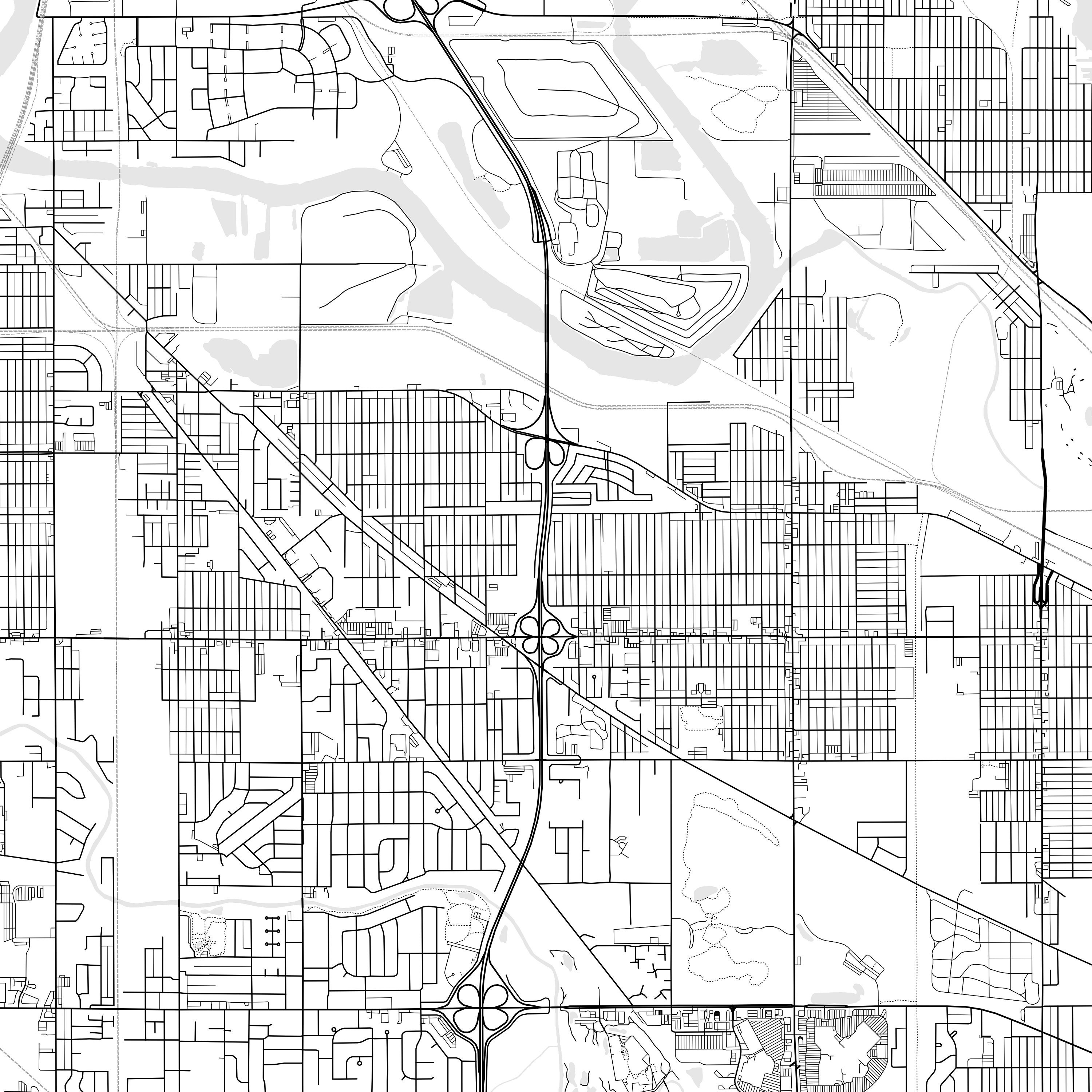 Calumet City Map Print Calumet City Map Poster Wall Art Il Etsy