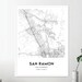 San Ramon Map Print, San Ramon Map Poster Wall Art, Ca City Map ...