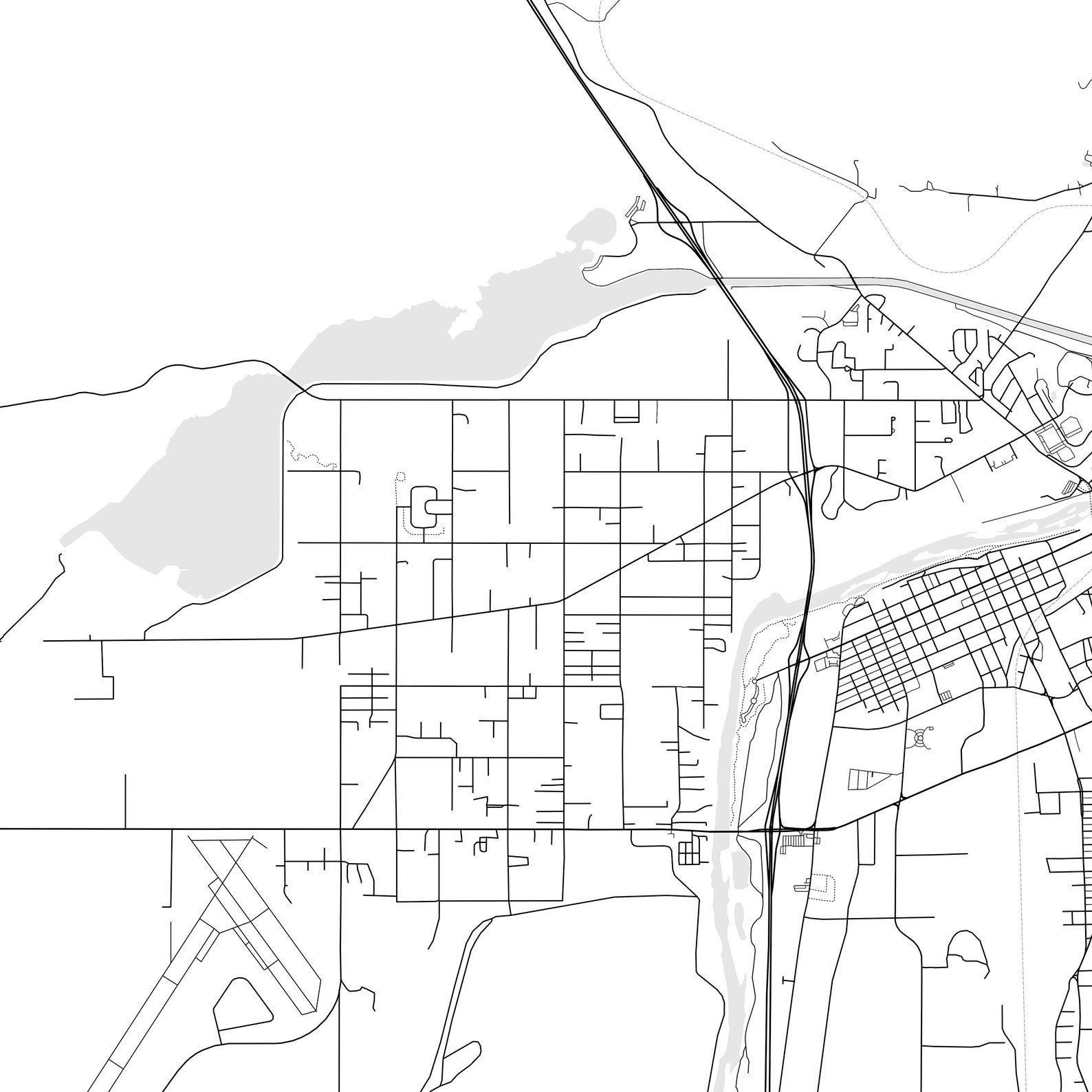 Oroville Map Print, Oroville Map Poster Wall Art, Ca City Map, California Print Street Map Decor