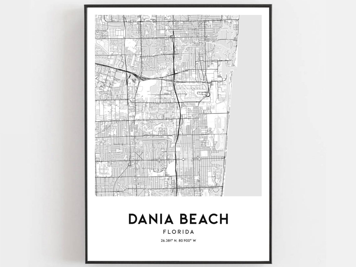 Dania Beach Zip Code Map United States Map