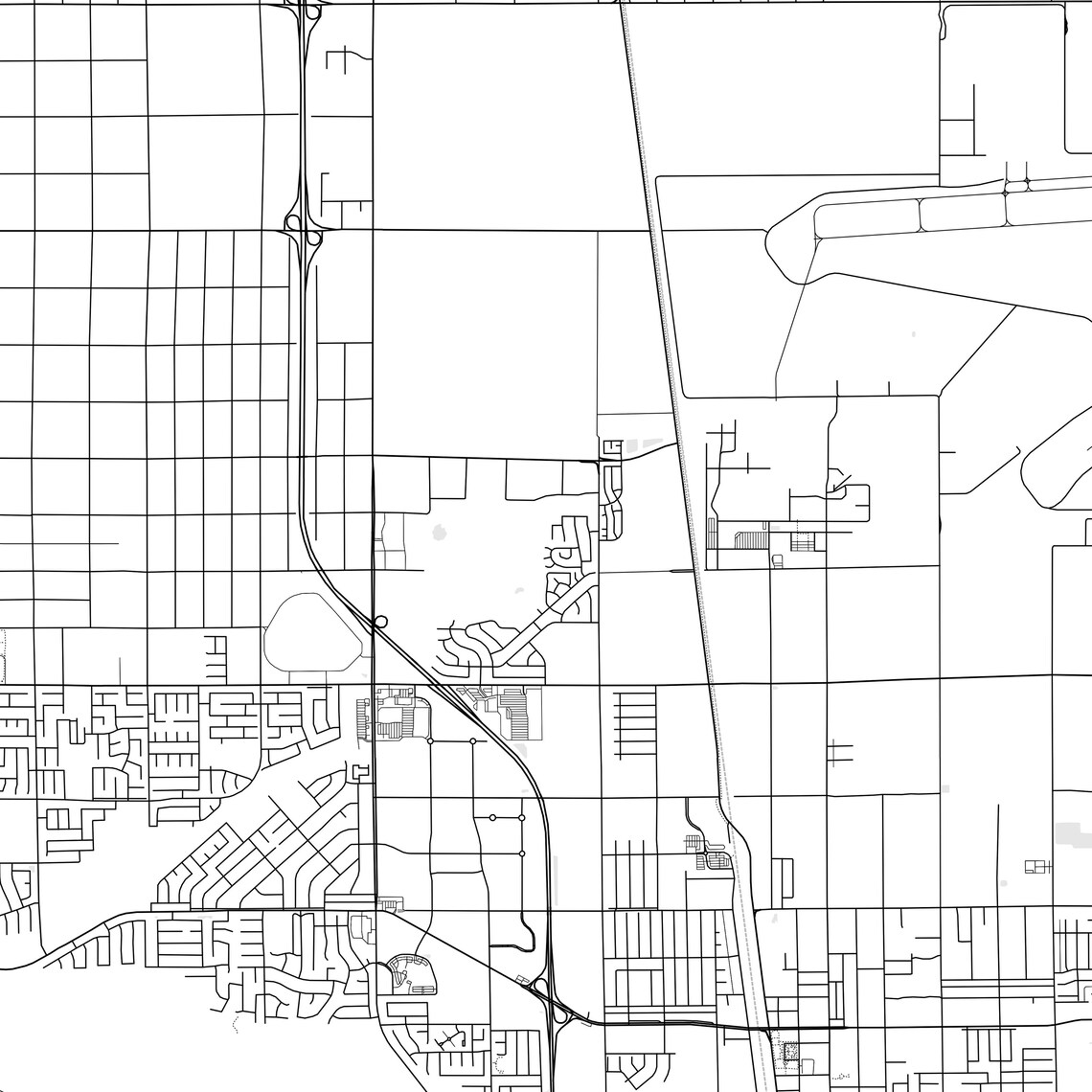 Palmdale Map Print Palmdale Map Poster Wall Art Ca City Map Etsy
