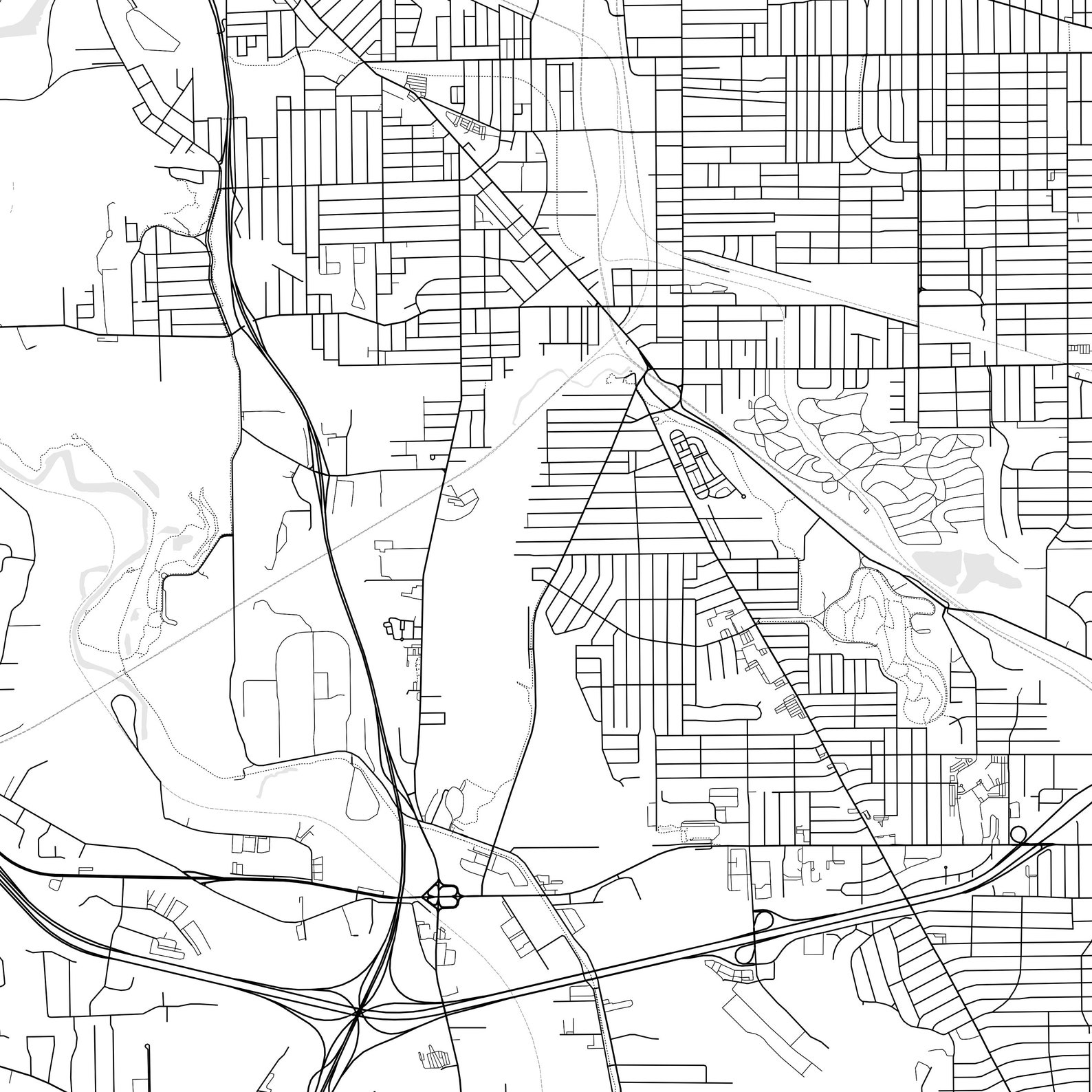 Garfield Heights Map Print, Garfield Heights Map Poster Wall Art, Oh