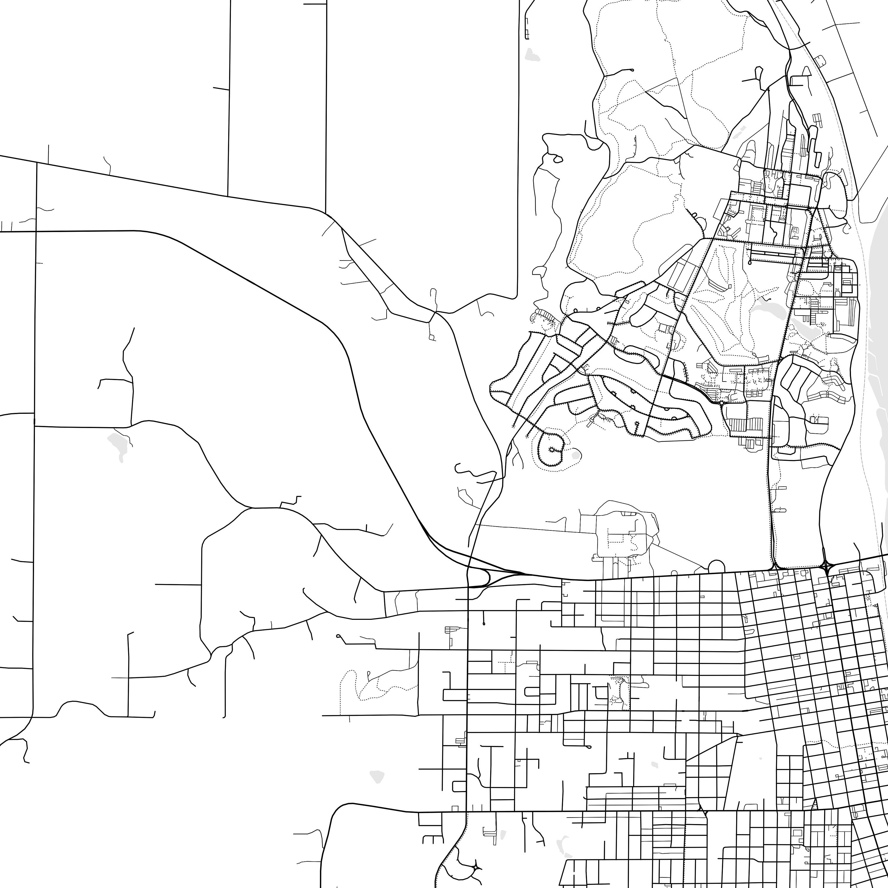Leavenworth Map Print, Leavenworth Map Poster Wall Art, Ks City Map