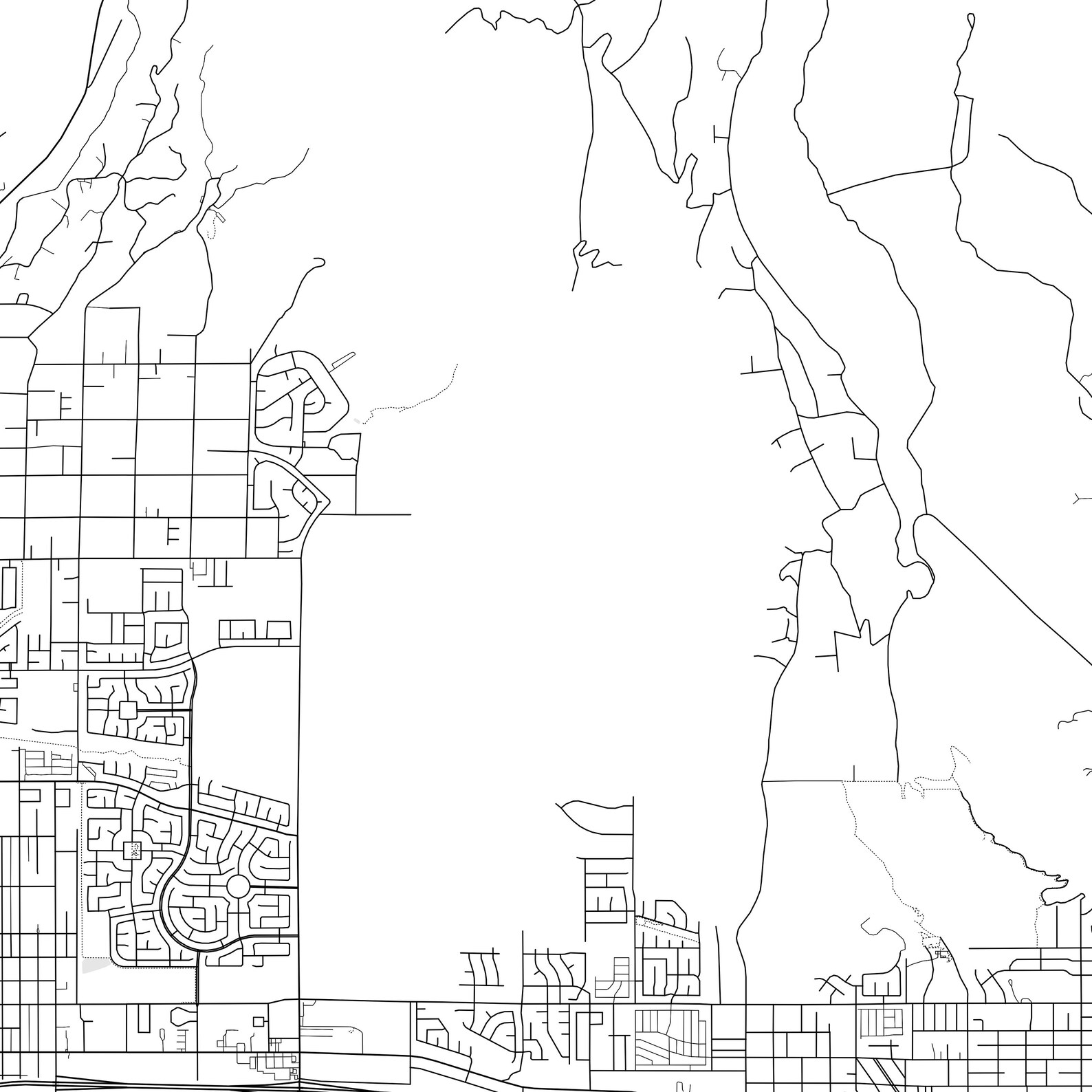 Banning Map Print Banning Map Poster Wall Art Ca City Map Etsy