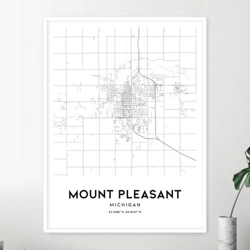 Farmington Map Print Farmington Map Poster Wall Art Ut City Etsy