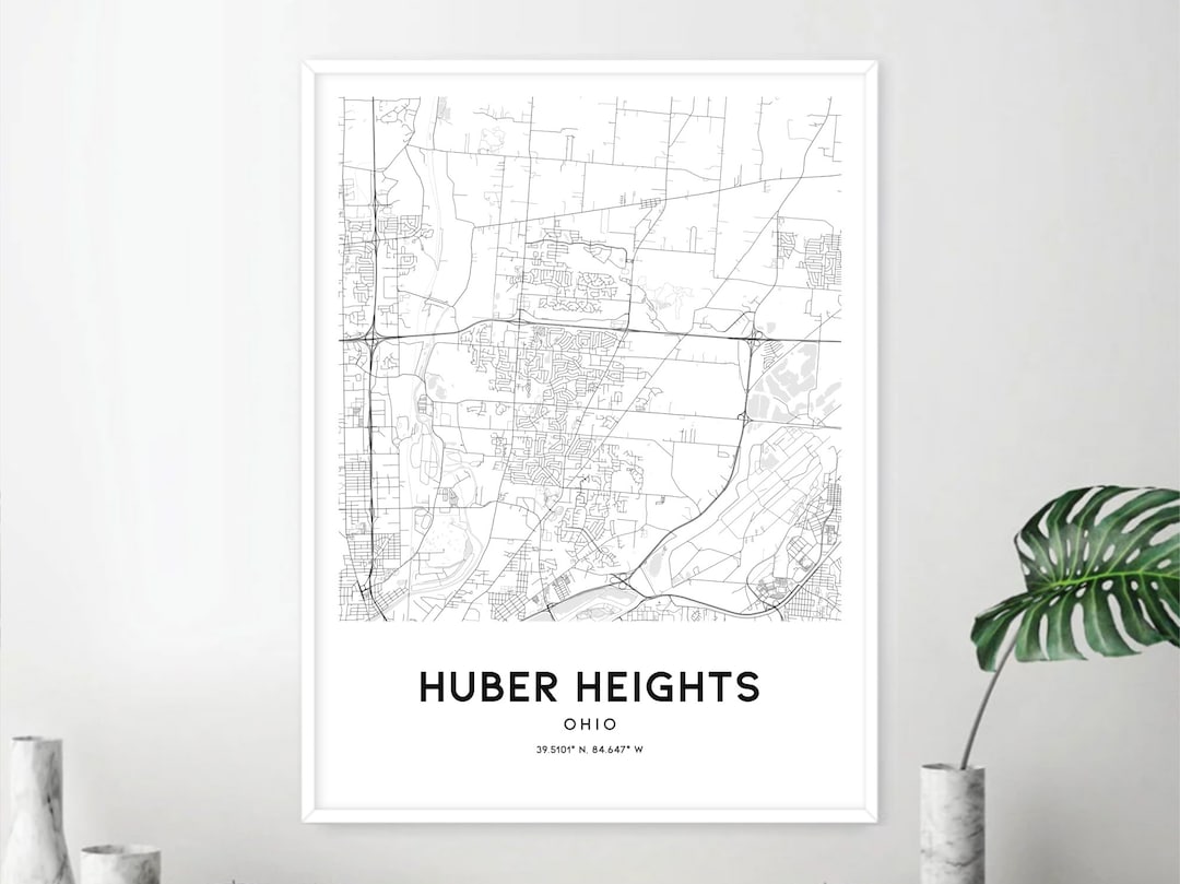 Map Of Huber Heights