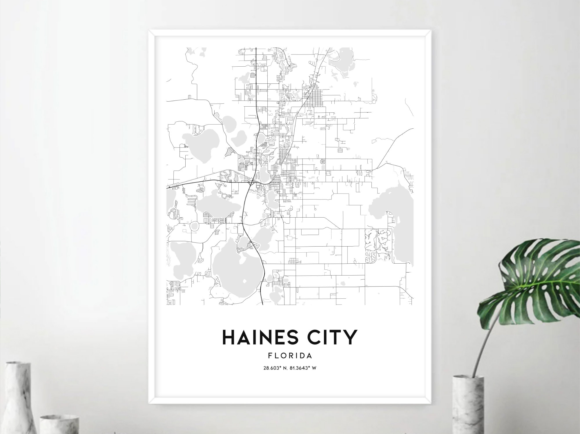Haines City Map Print Haines City - Il Fullxfull.1962035645 6j6l